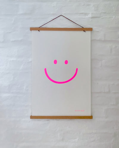 SMILE Siebdruck Poster, 40*60