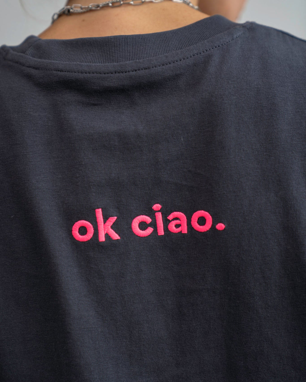 OK WOW T-Shirt Anthrazit