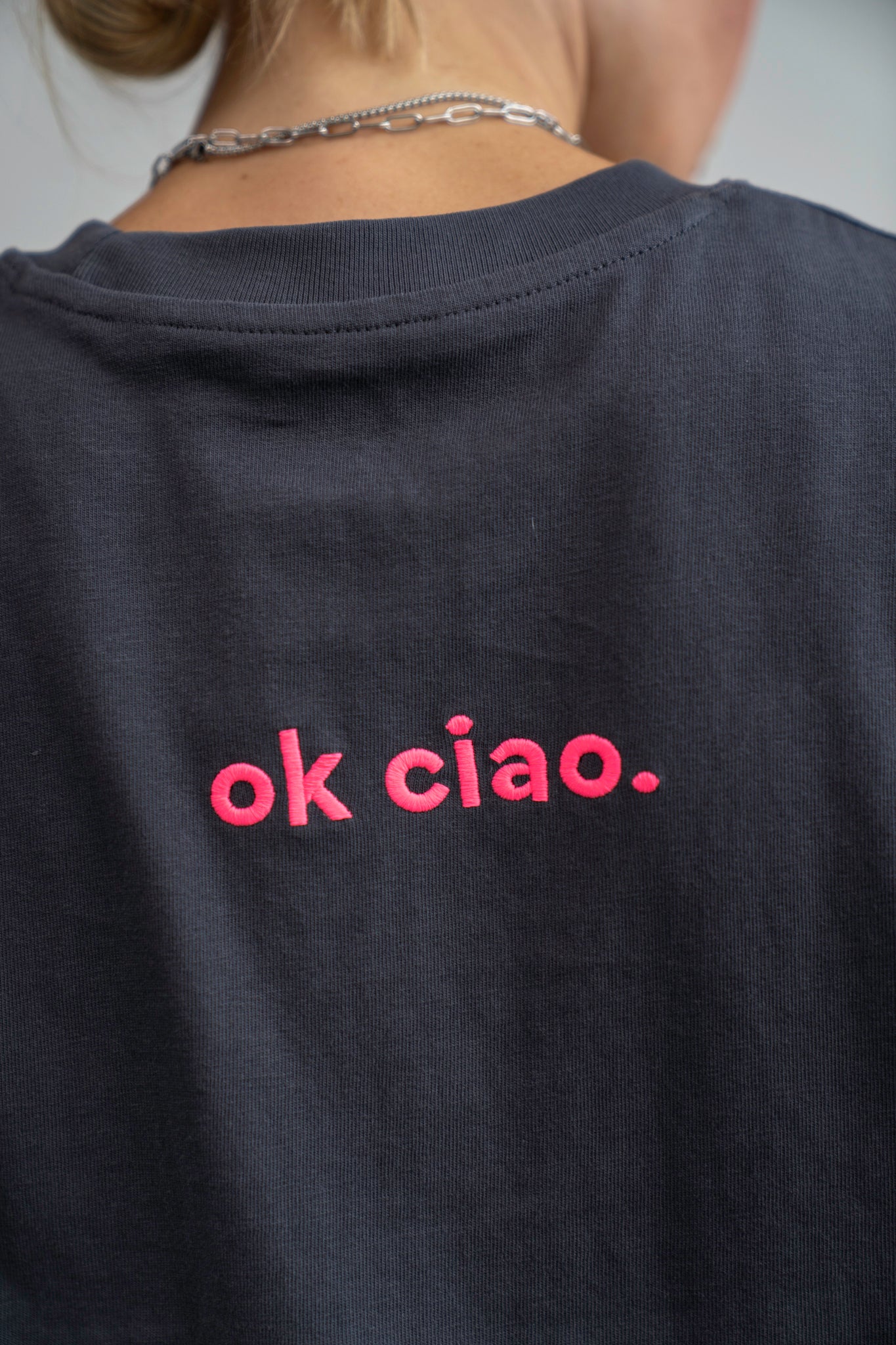 OK WOW T-Shirt Anthrazit