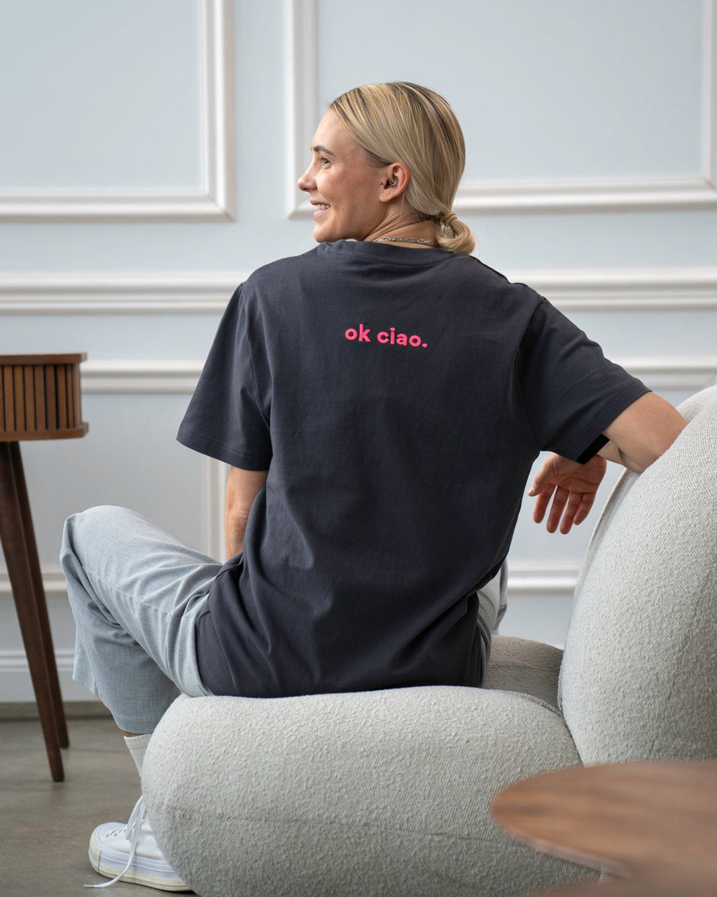 OK WOW T-Shirt Anthrazit