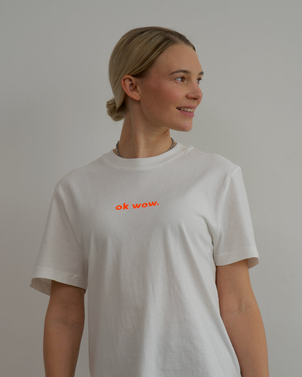 OK WOW T-Shirt Off-White
