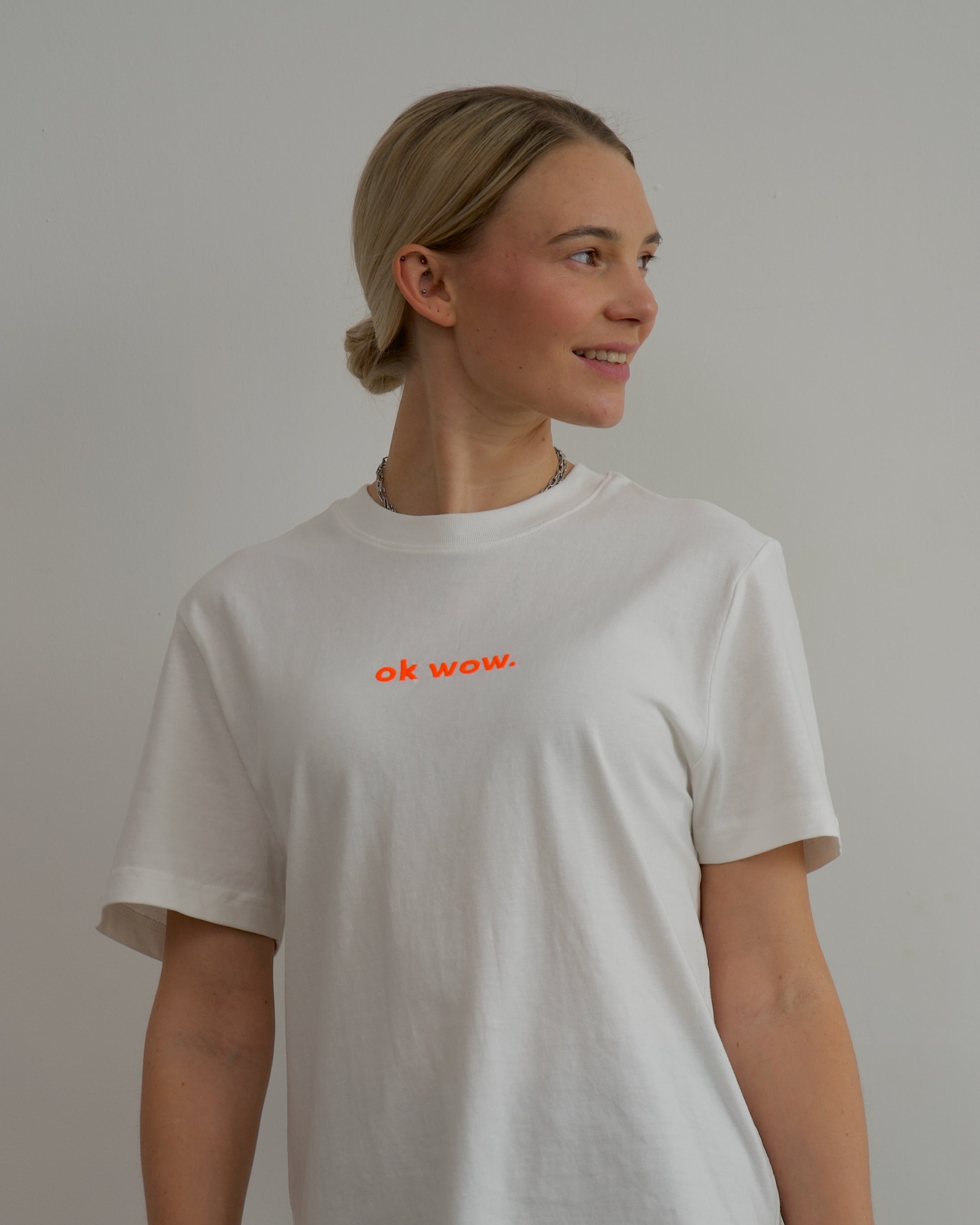 OK WOW T-Shirt Off-White