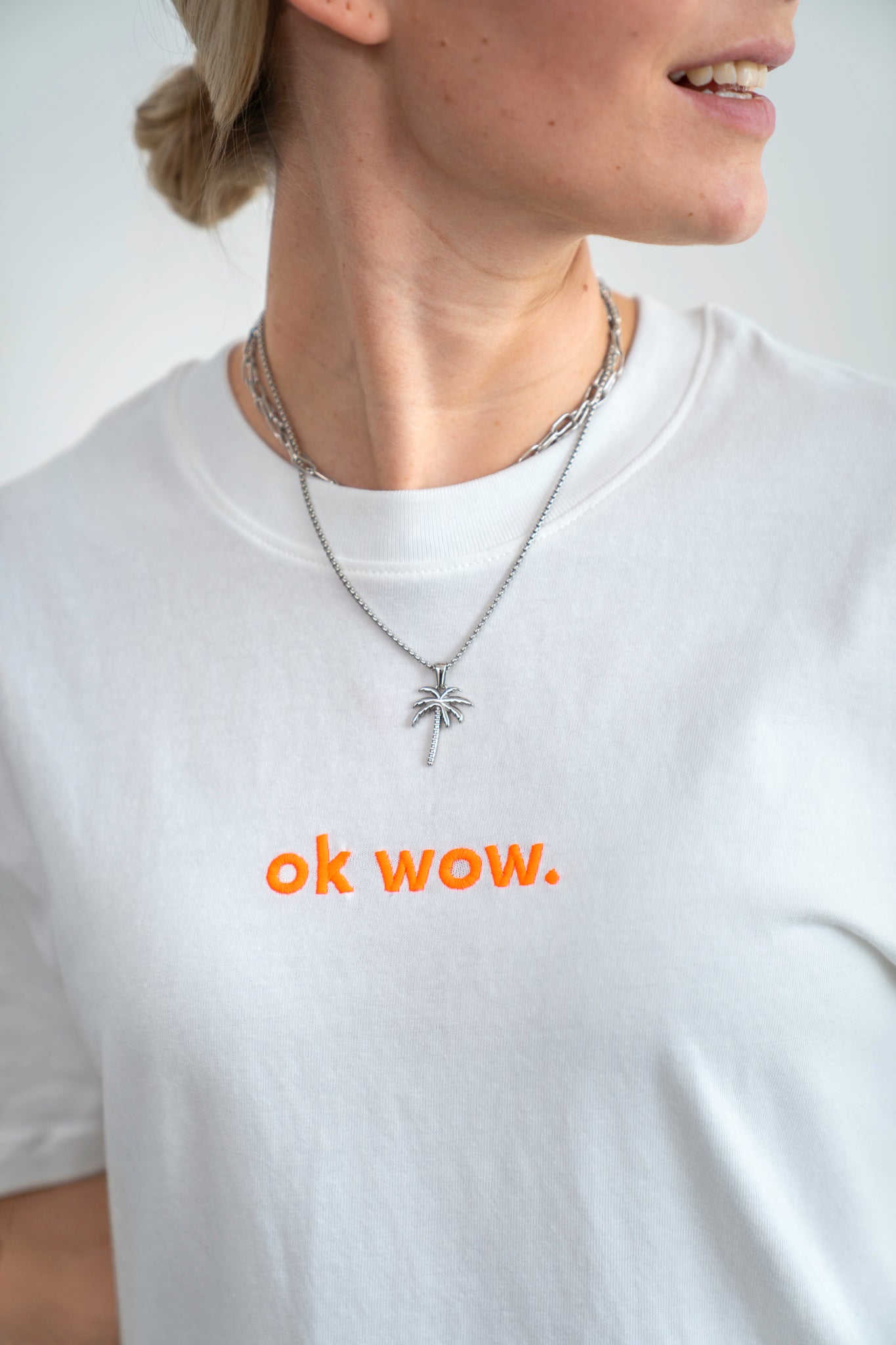 OK WOW T-Shirt Off-White