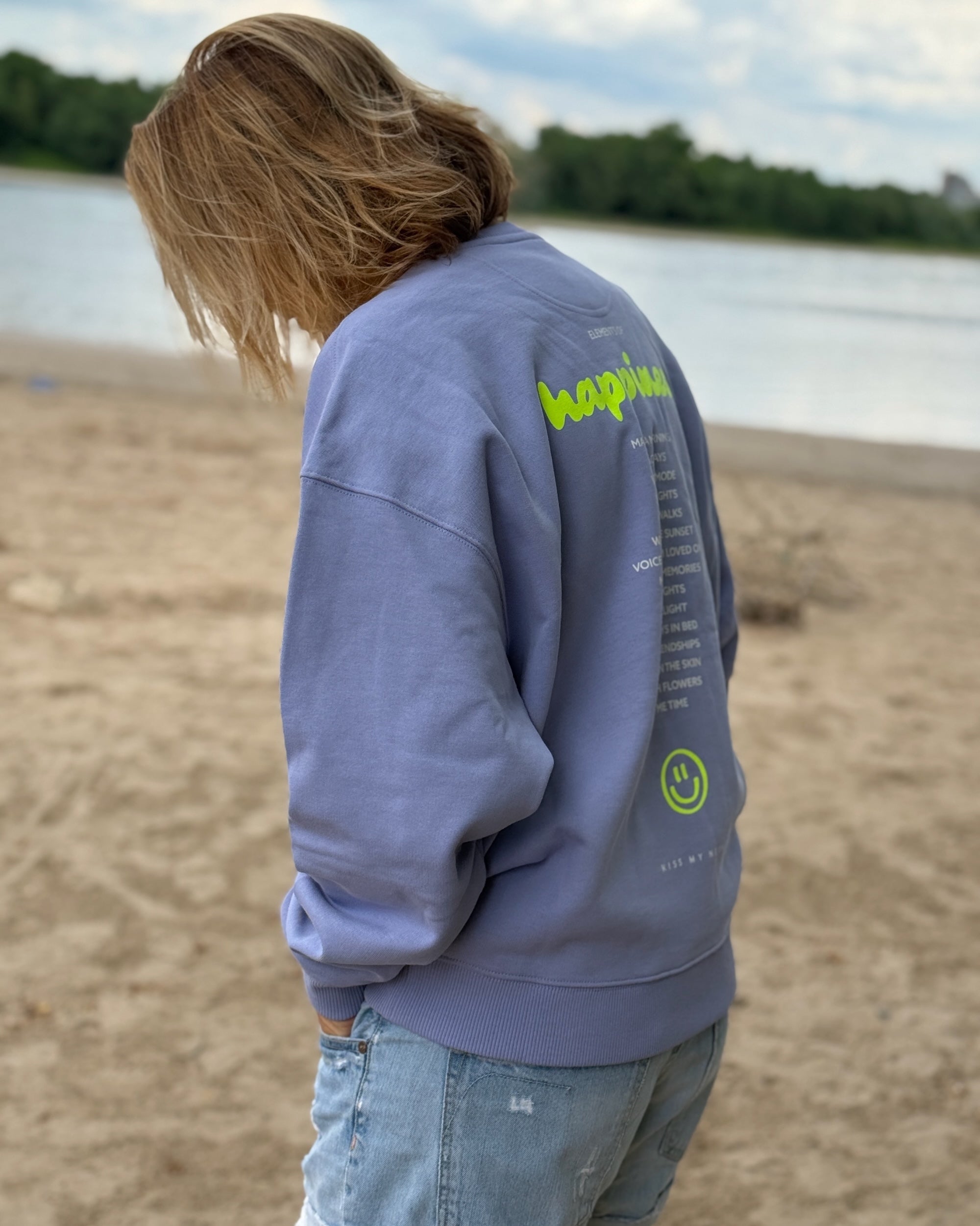 ELEMENTS OF HAPPINESS 2.0 Oversized Sweater