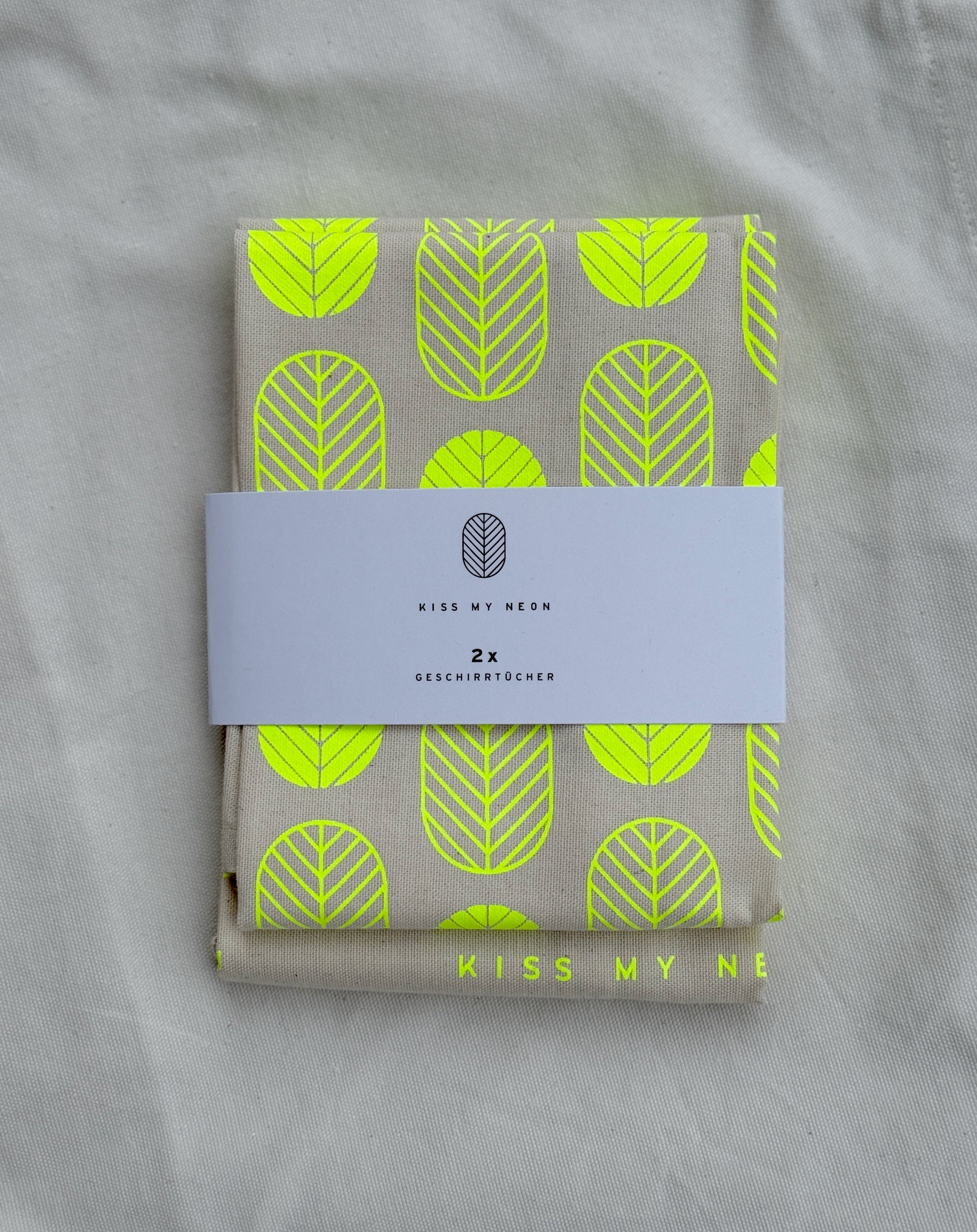 Geschirrtuch 2er-Set KISS MY NEON