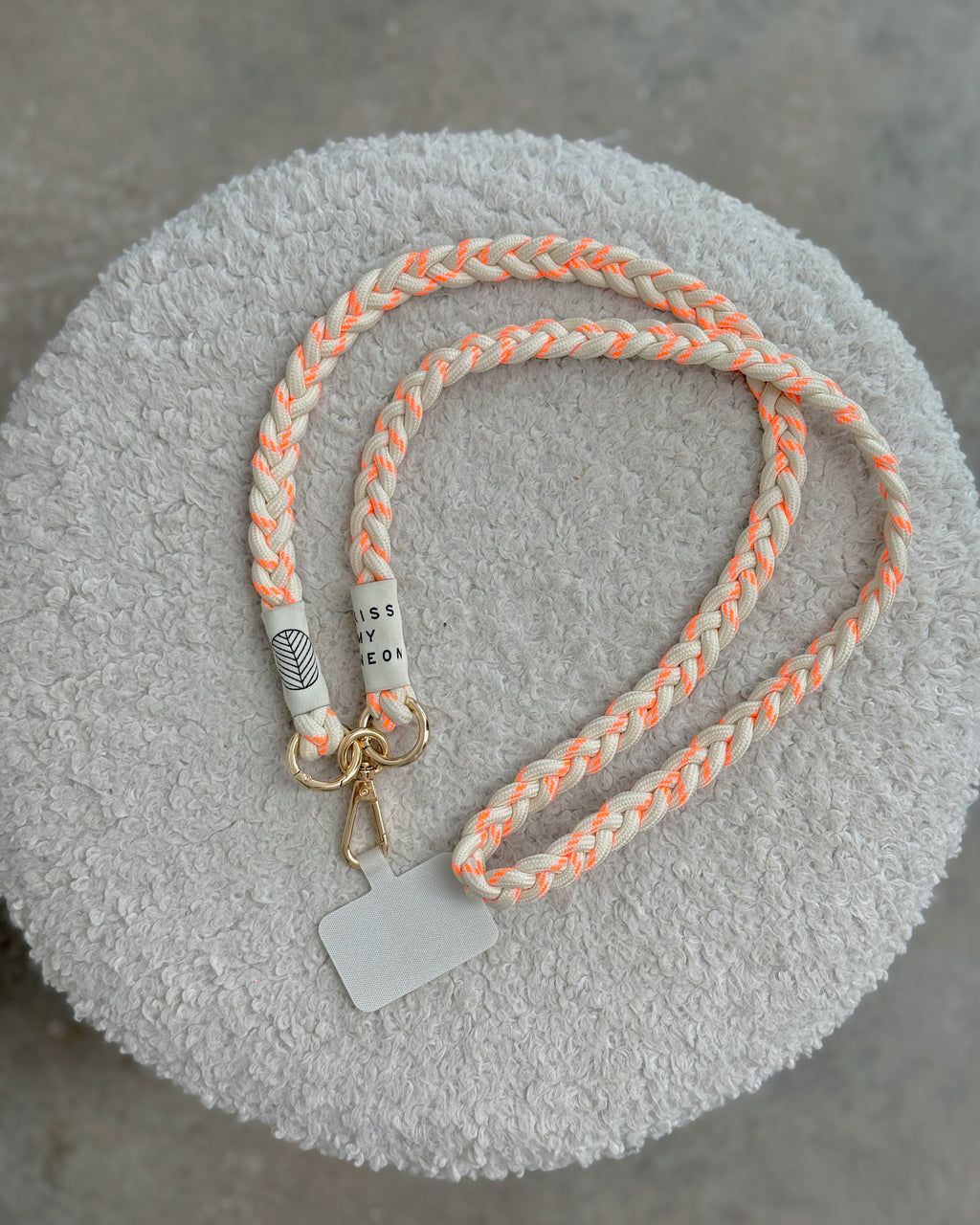 Crossbody Handykette BRAIDED ORANGE
