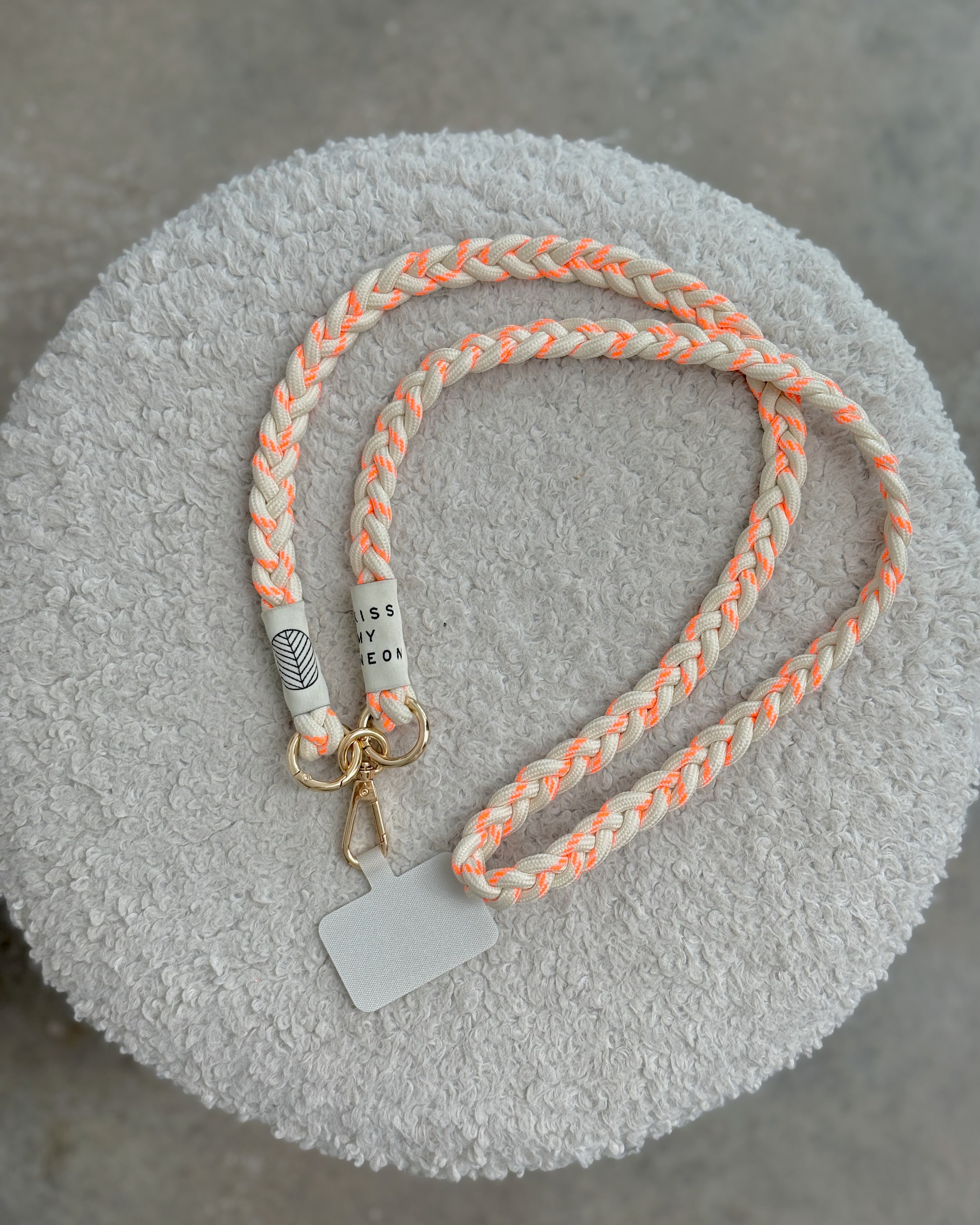 Crossbody Handykette BRAIDED ORANGE