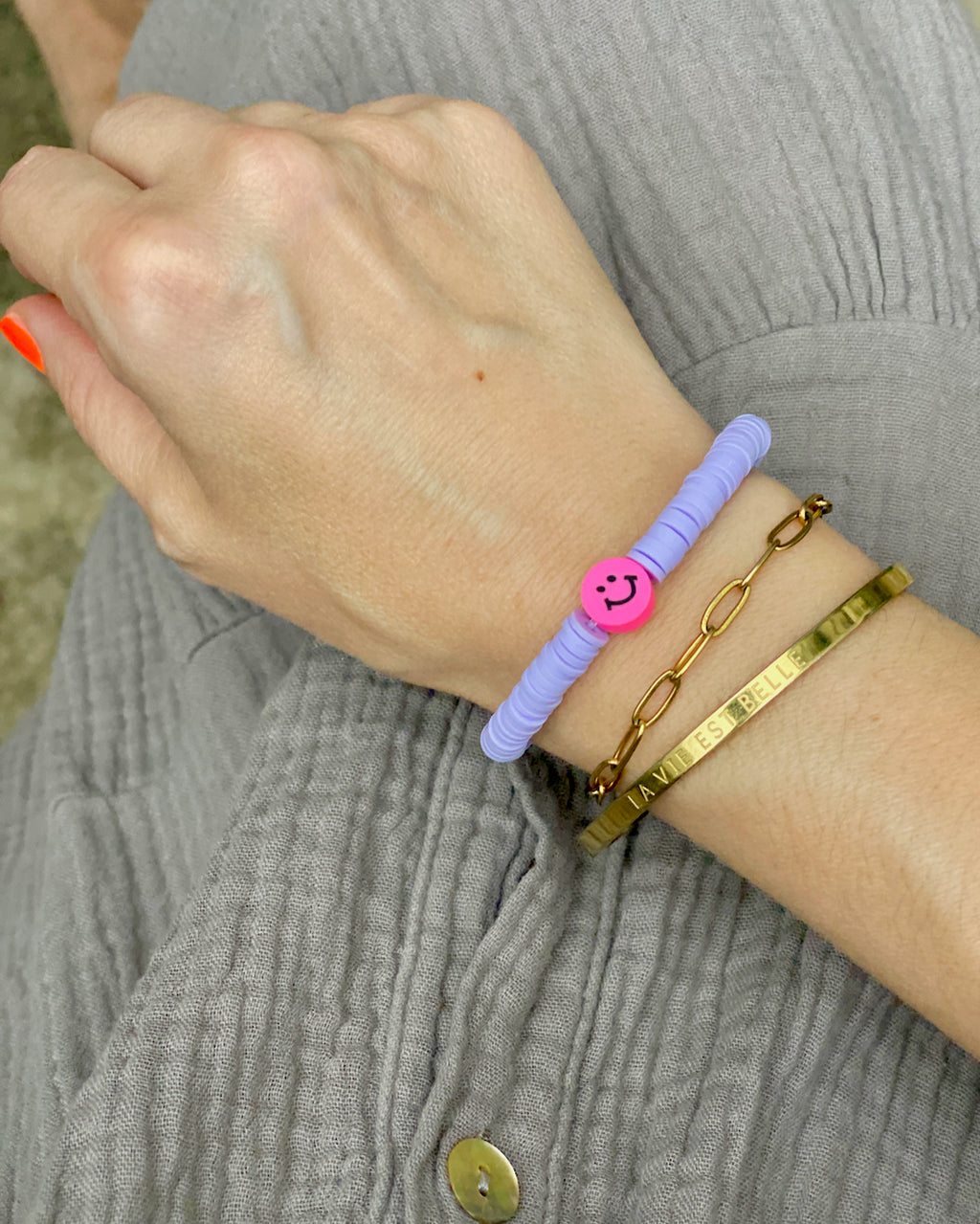 IT'S A GOOD DAY LAVENDER Armband