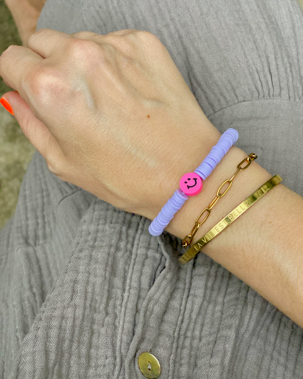 IT'S A GOOD DAY LAVENDER Armband