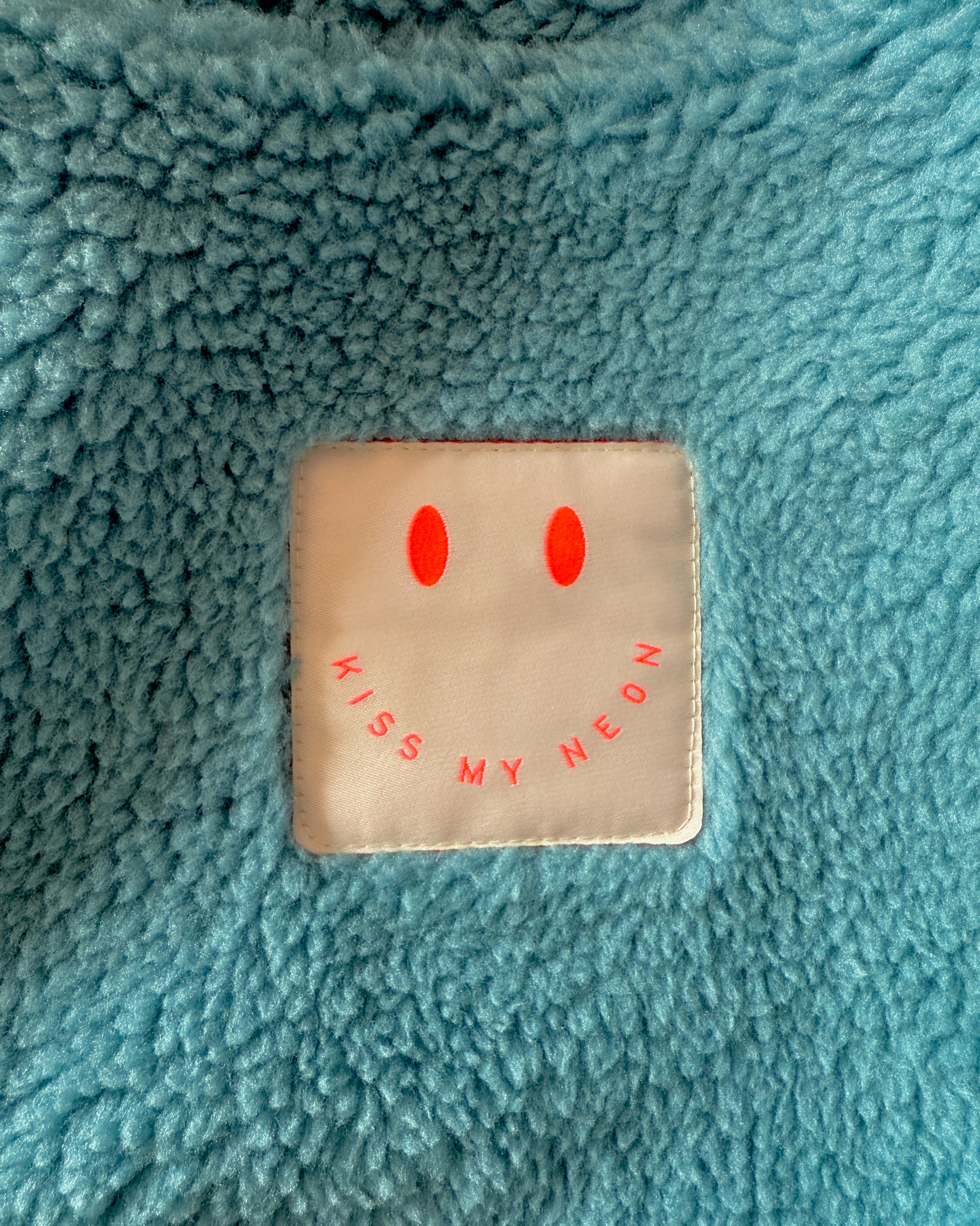 TEDDY FLEECE JACKE Blue