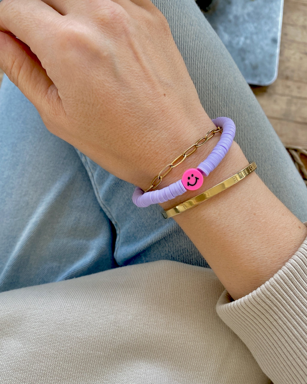 IT'S A GOOD DAY LAVENDER Armband