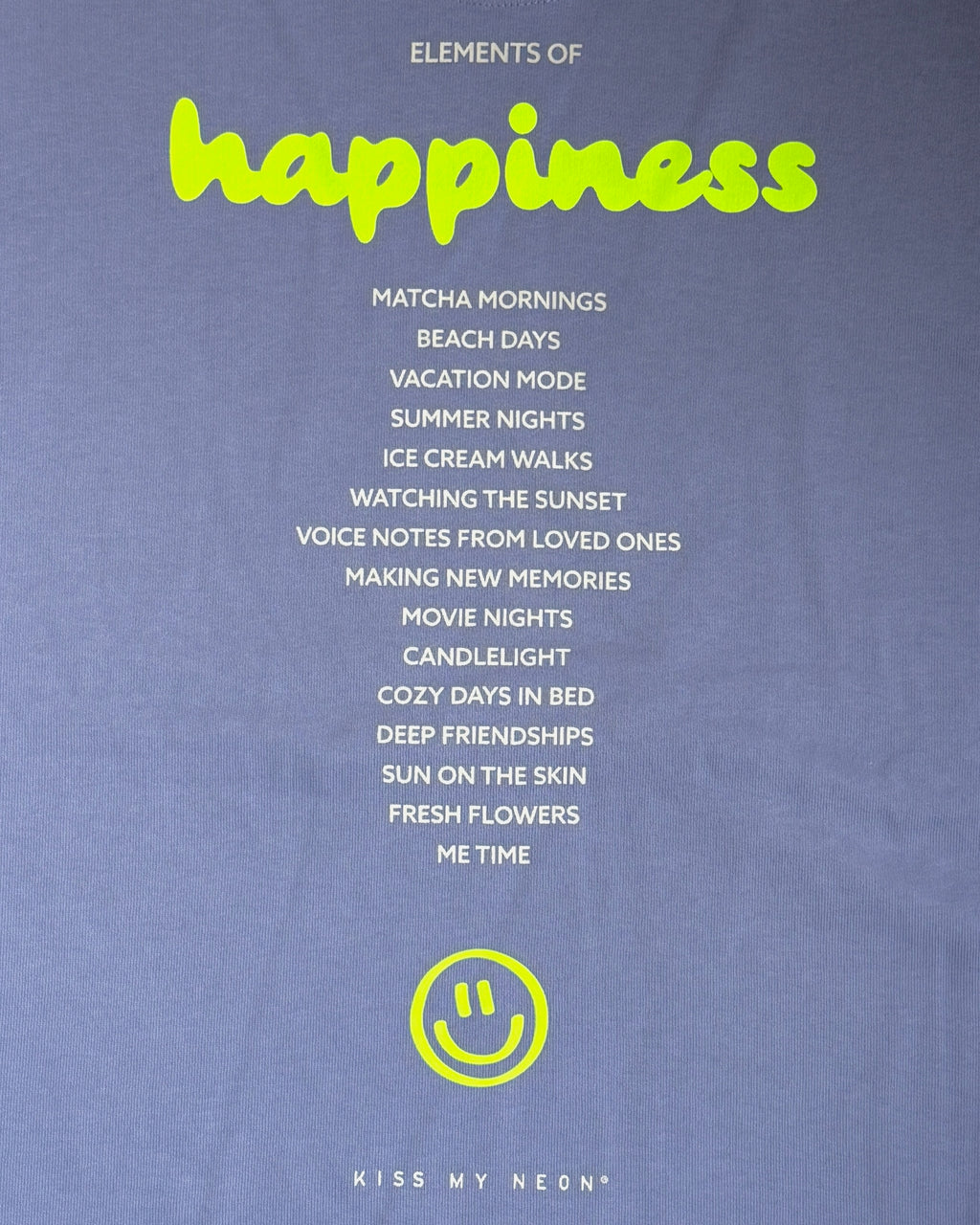 ELEMENTS OF HAPPINESS 2.0 Oversized Sweater