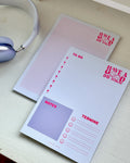 Notizblock Set GOOD DAY PINK