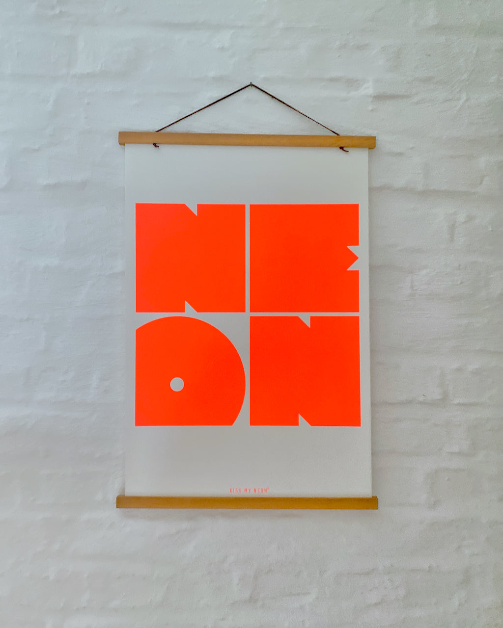 NEON Siebdruck Poster