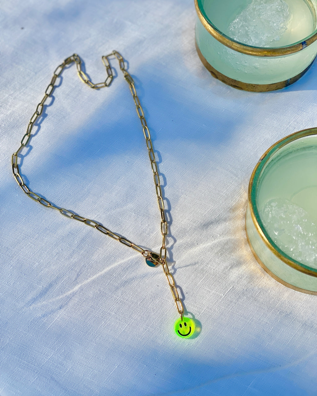 SOHO SMILEY CHAIN YELLOW GOLD