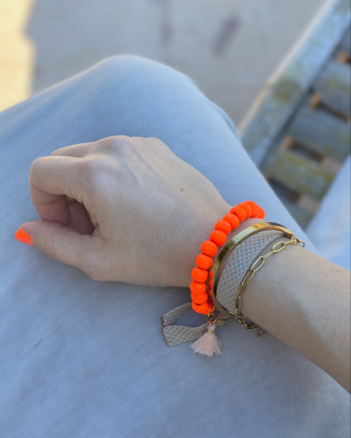 ORANGE WOOD Armband