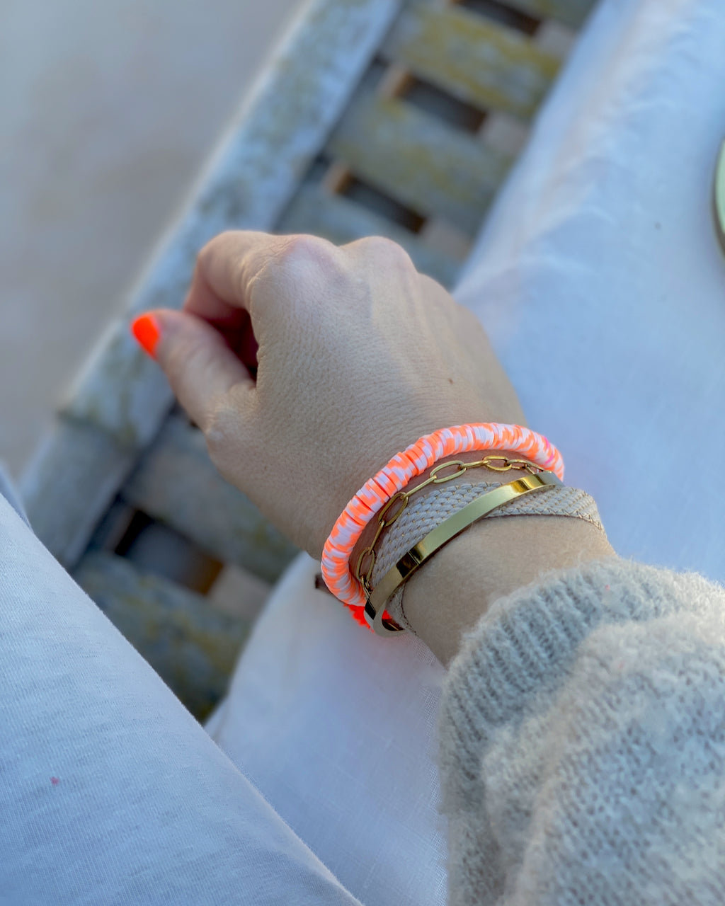 ORANGE FRECKLES Armband