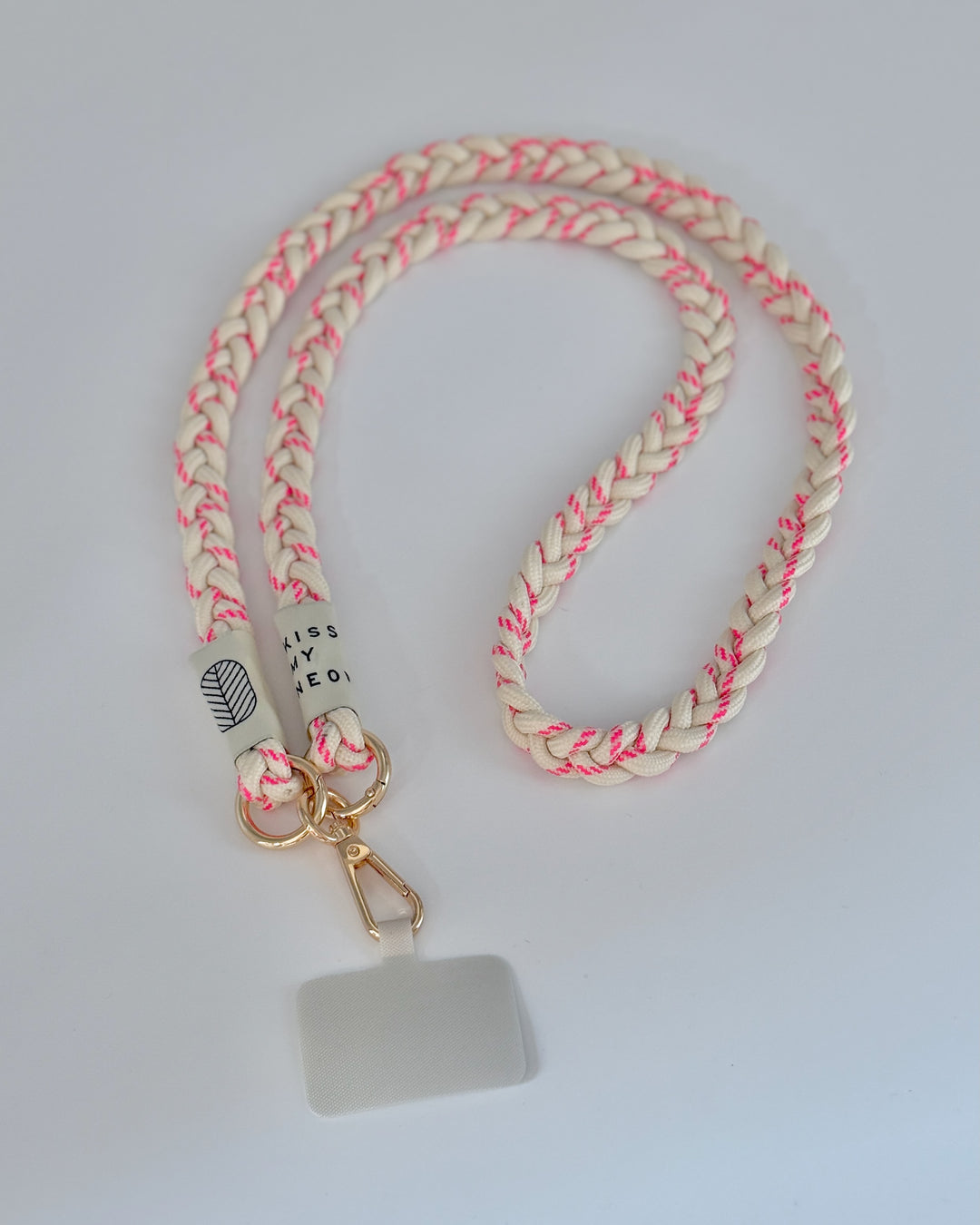 Crossbody Handykette BRAIDED PINK