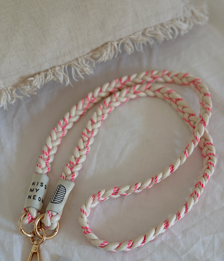 Crossbody Handykette BRAIDED PINK