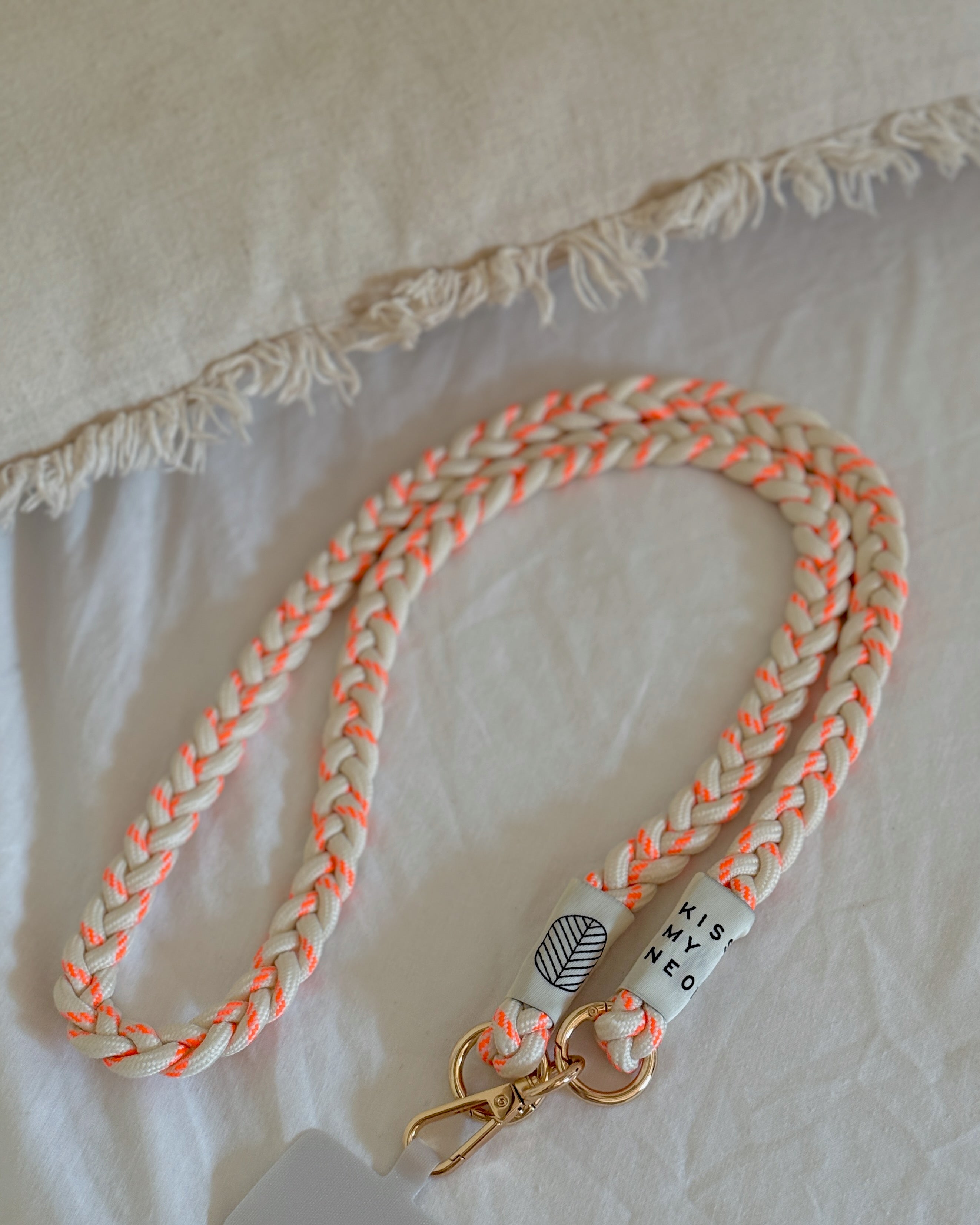 Crossbody Handykette BRAIDED ORANGE