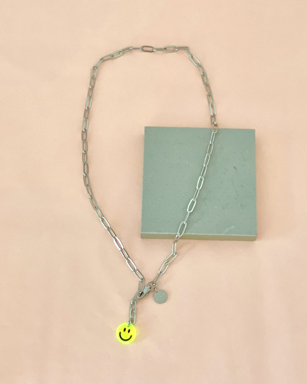 SOHO SMILEY CHAIN YELLOW SILVER