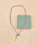 SOHO SMILEY CHAIN YELLOW SILVER
