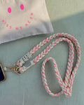Crossbody Handykette BRAIDED PINK