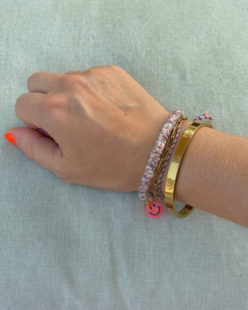 SMILE MARBLE CAPPUCCINO Armband