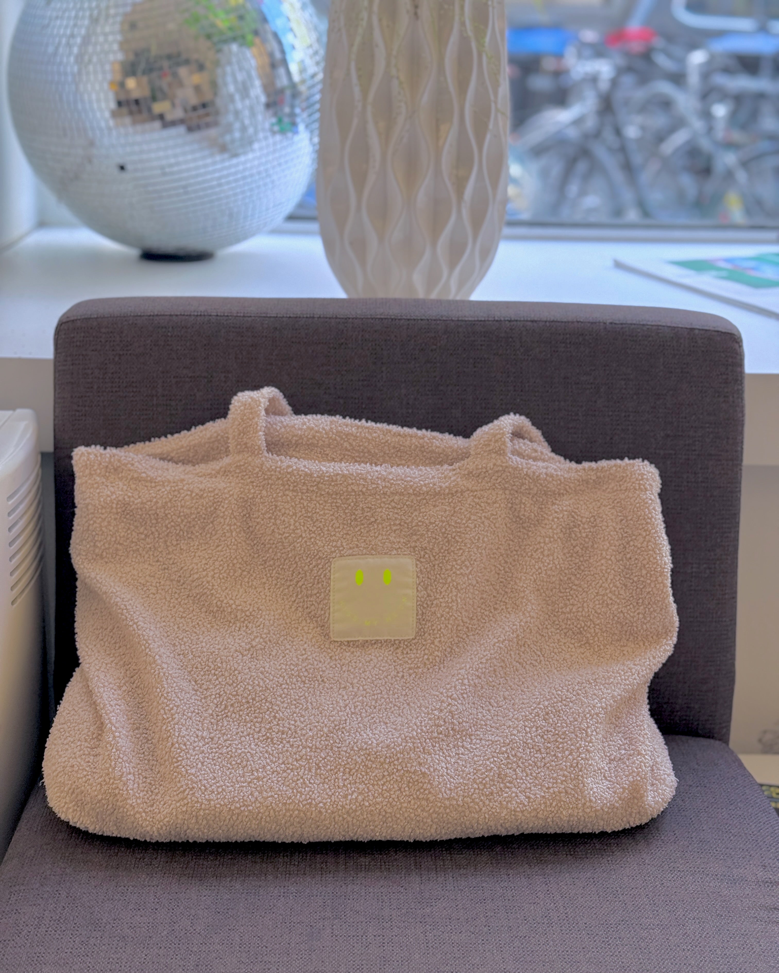 Shopping Bag aus TEDDY Bouclé-Fleece