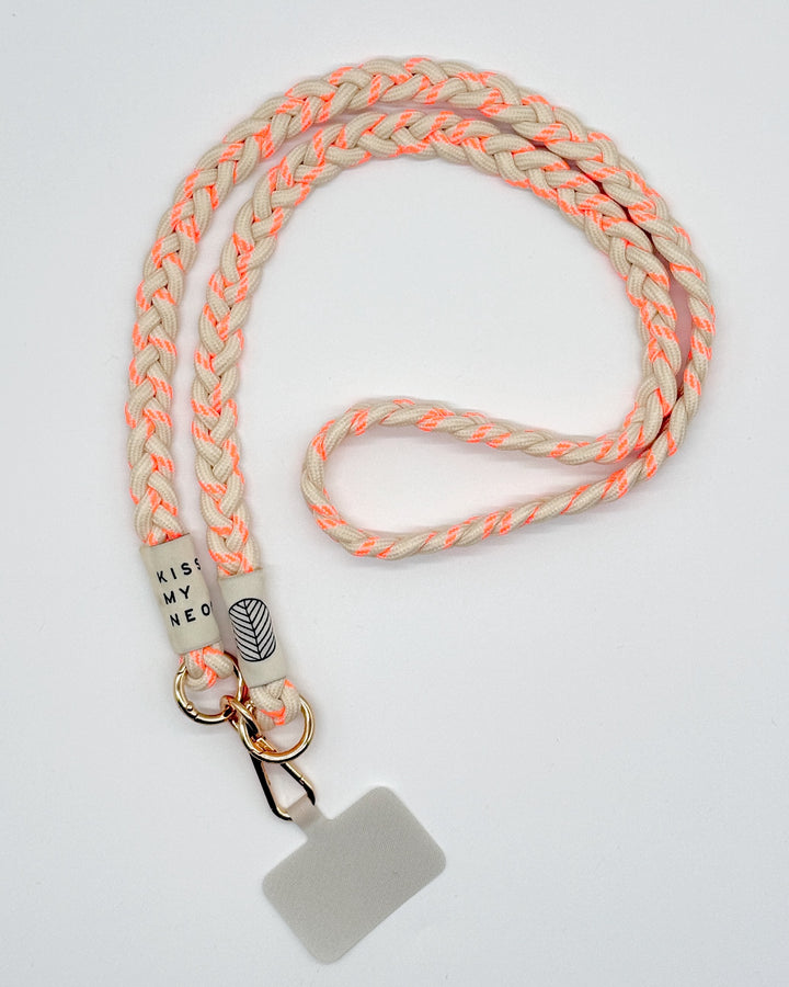 Crossbody Handykette BRAIDED ORANGE