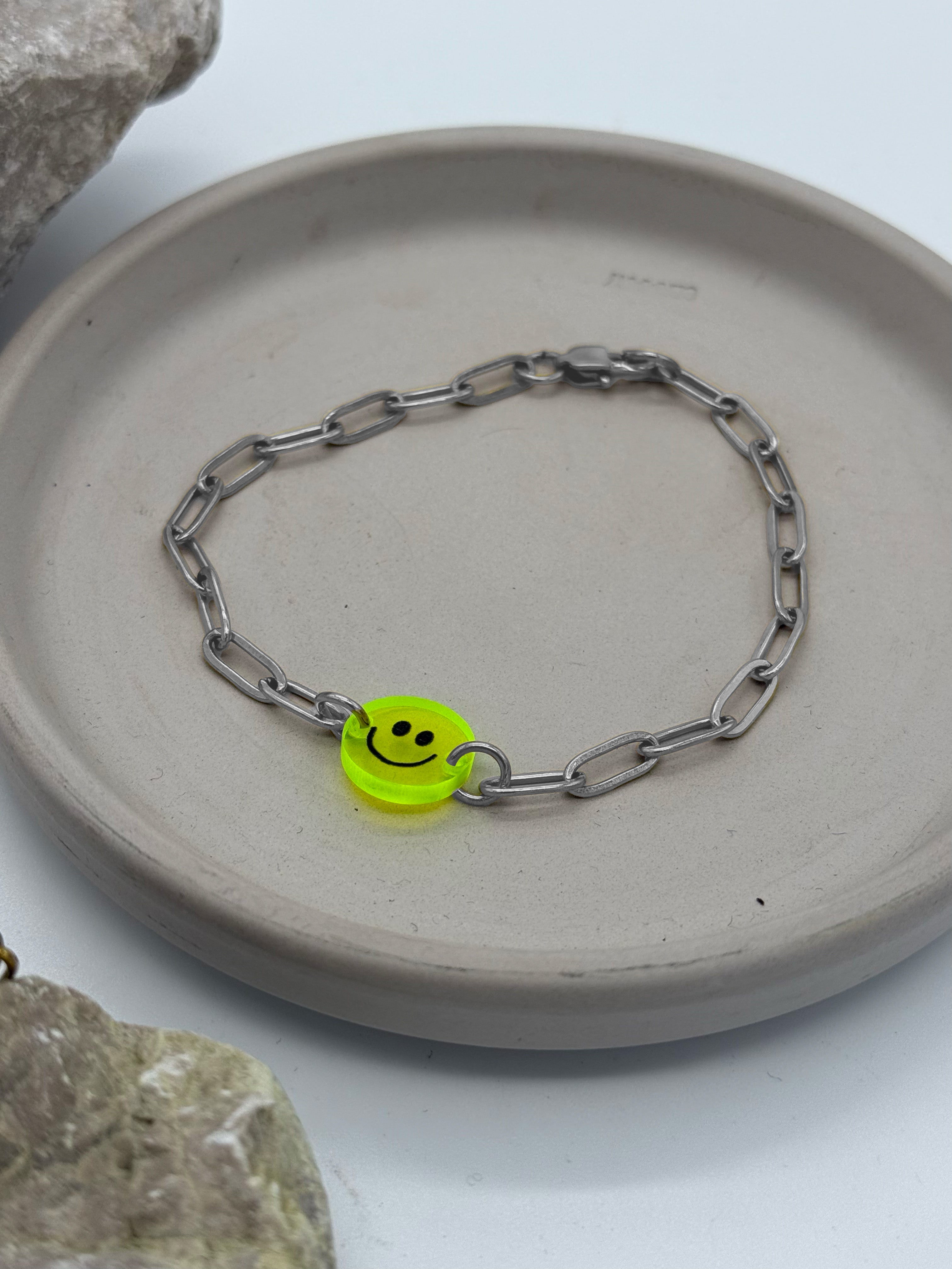 SOHO SMILEY SILVER Gliederarmband