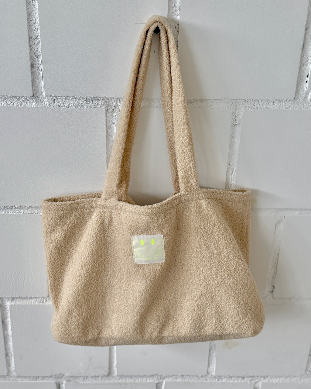 Shopping Bag aus TEDDY Bouclé-Fleece