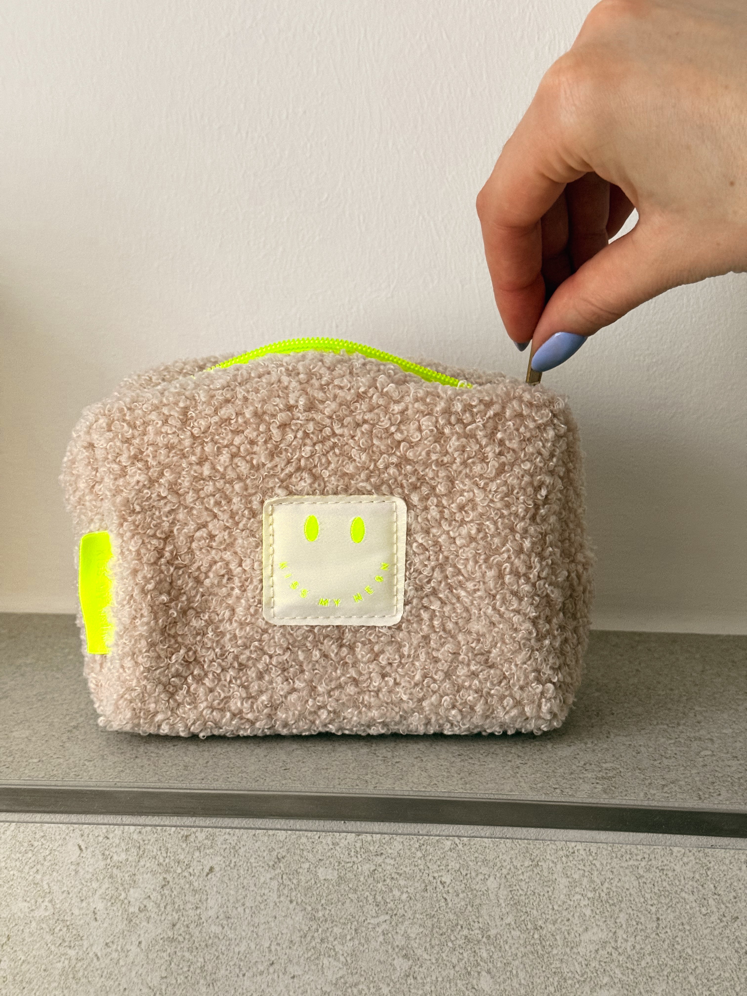 TEDDY BAG Set Lavendel/Natur