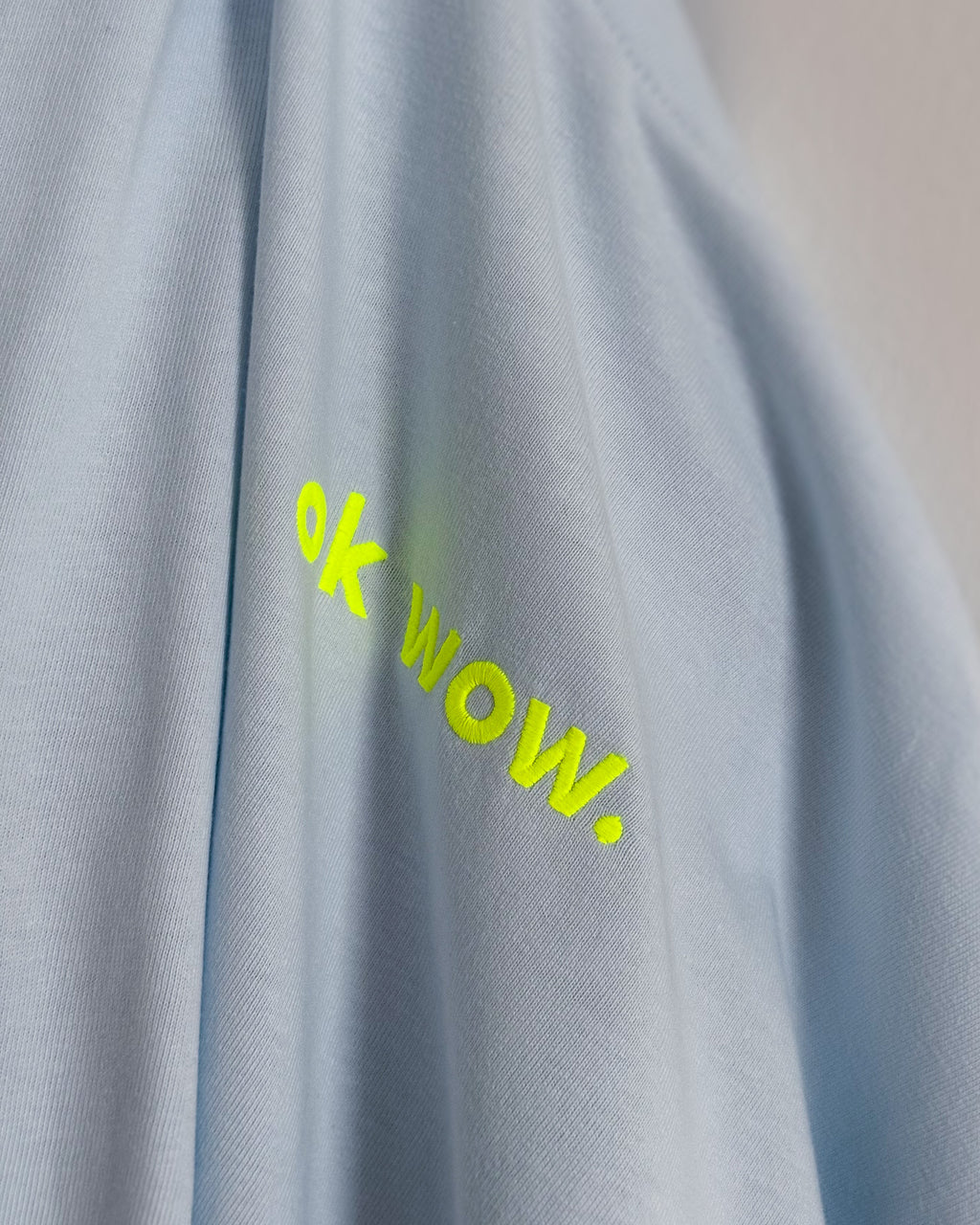 OK WOW T-Shirt Ice-Blue