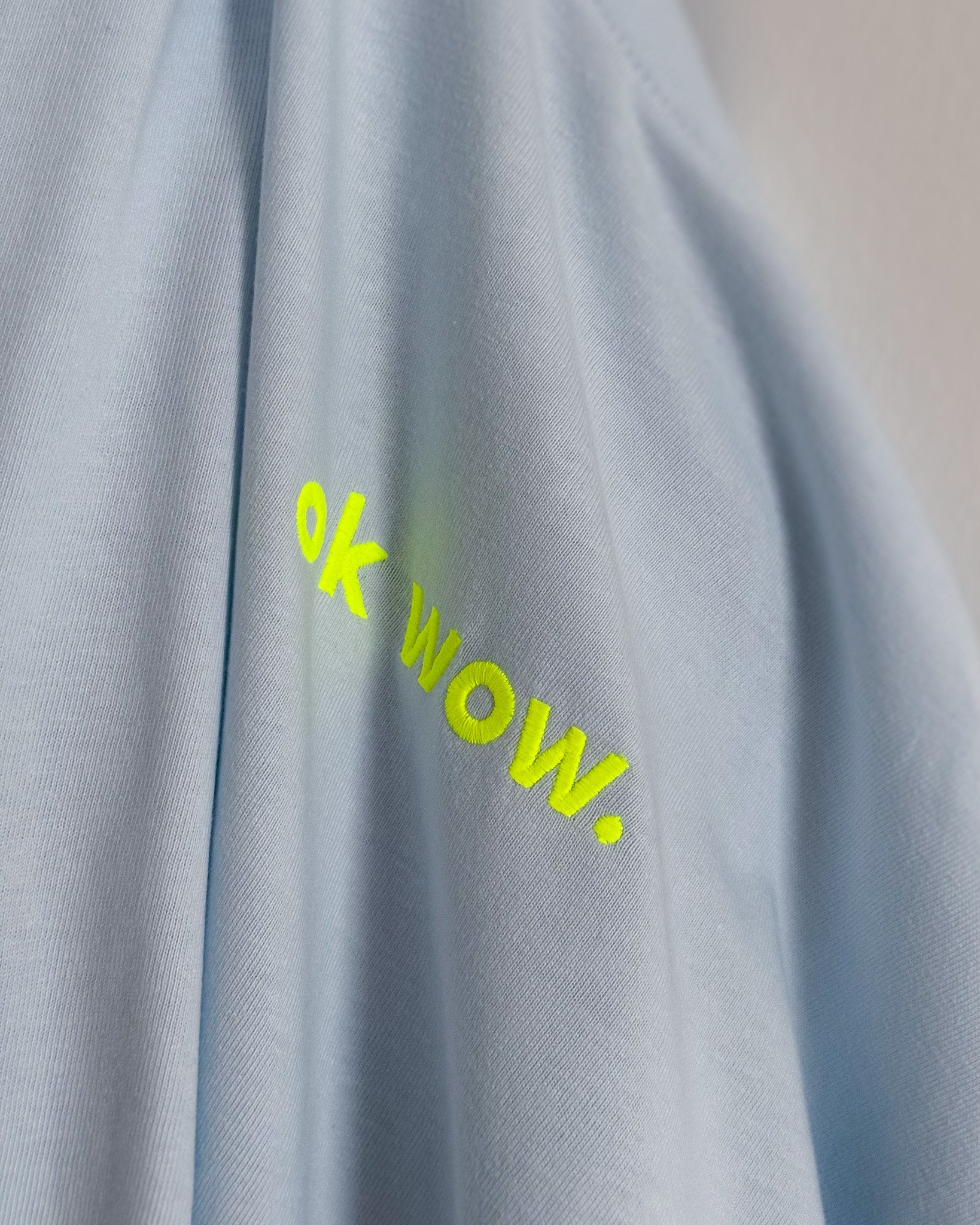 OK WOW T-Shirt Ice-Blue