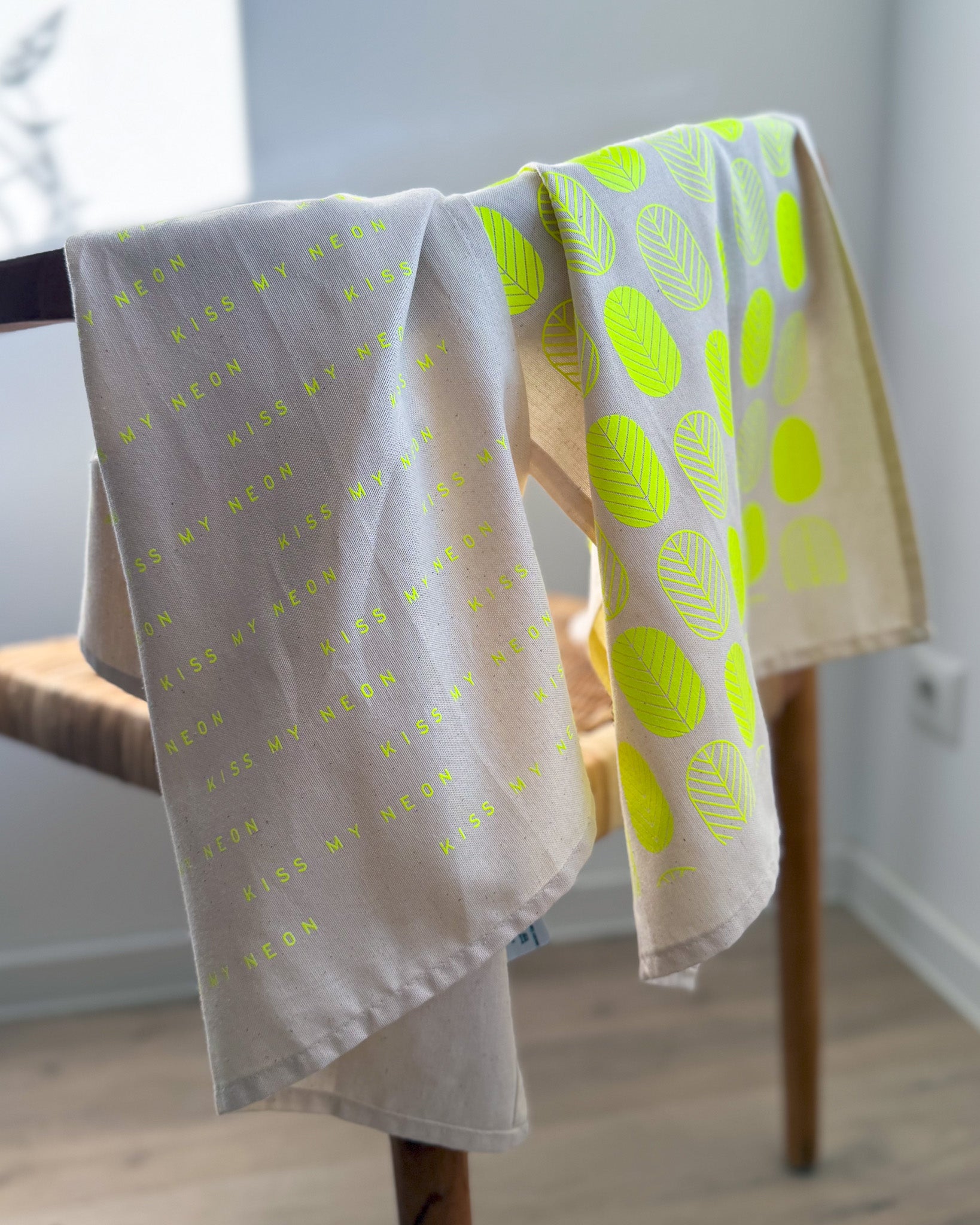 Geschirrtuch 2er-Set KISS MY NEON