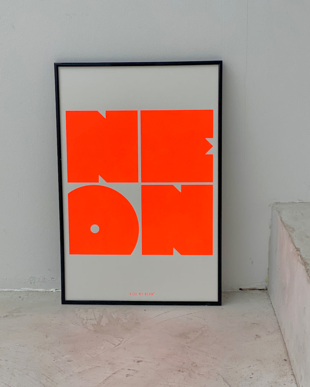 NEON Siebdruck Poster