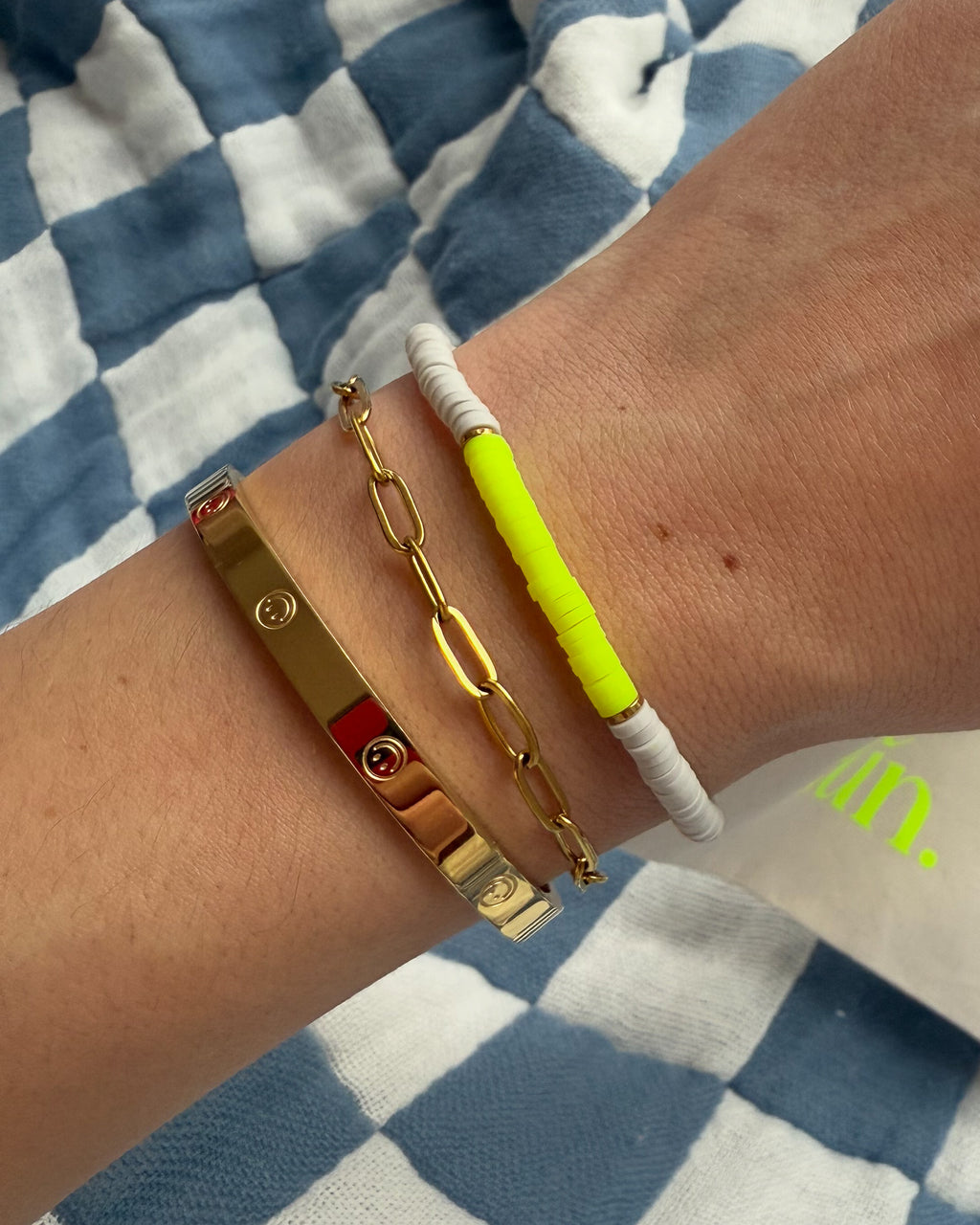 SMILE Armreif GOLD
