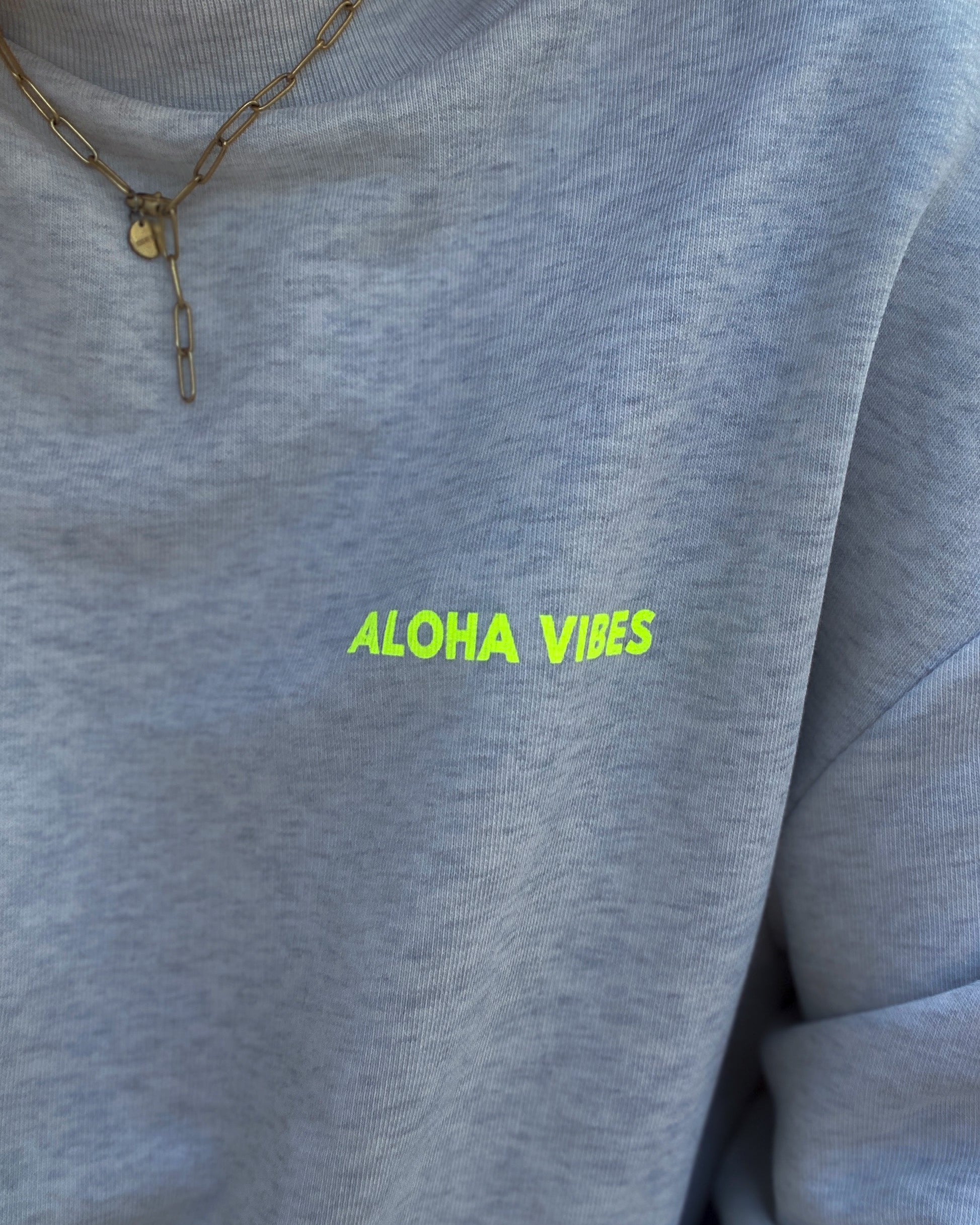 ALOHA VIBES Oversized Sweatkleid