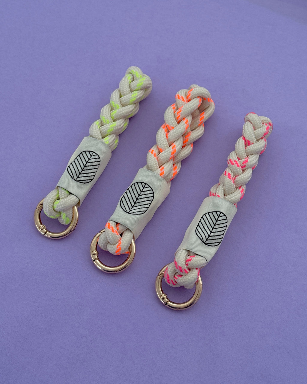 Schlüsselanhänger BRAIDED YELLOW