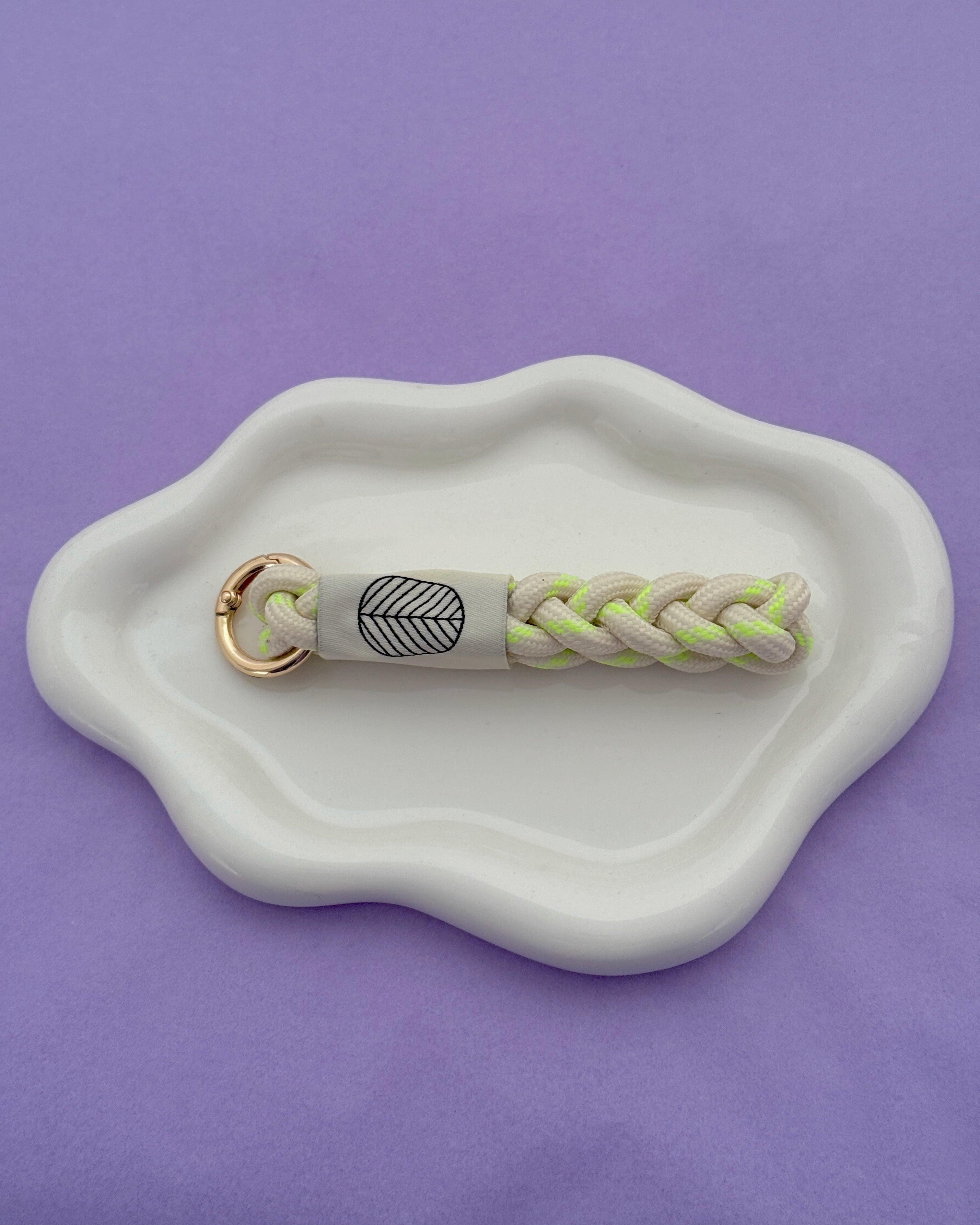 Schlüsselanhänger BRAIDED YELLOW