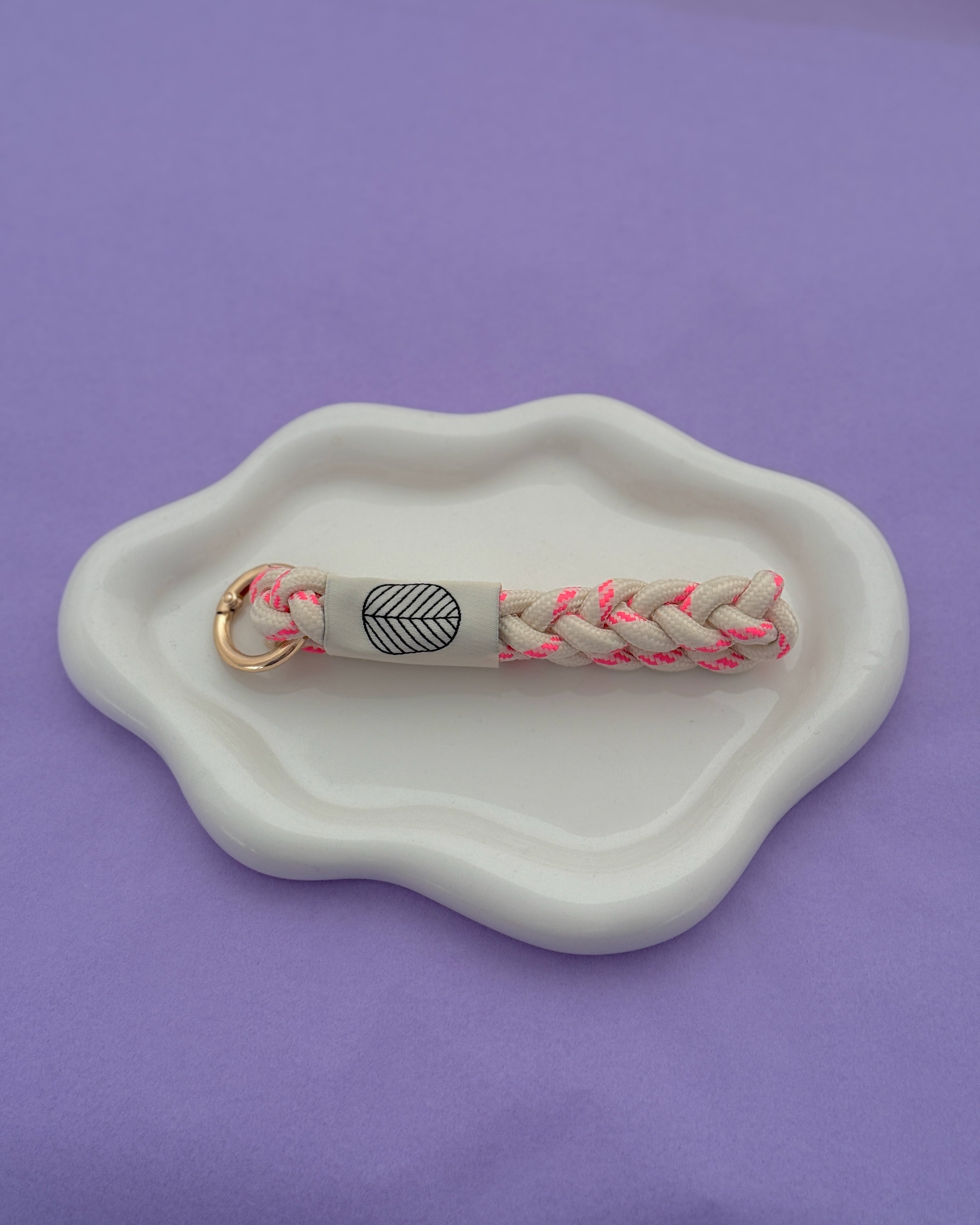 Schlüsselanhänger BRAIDED PINK