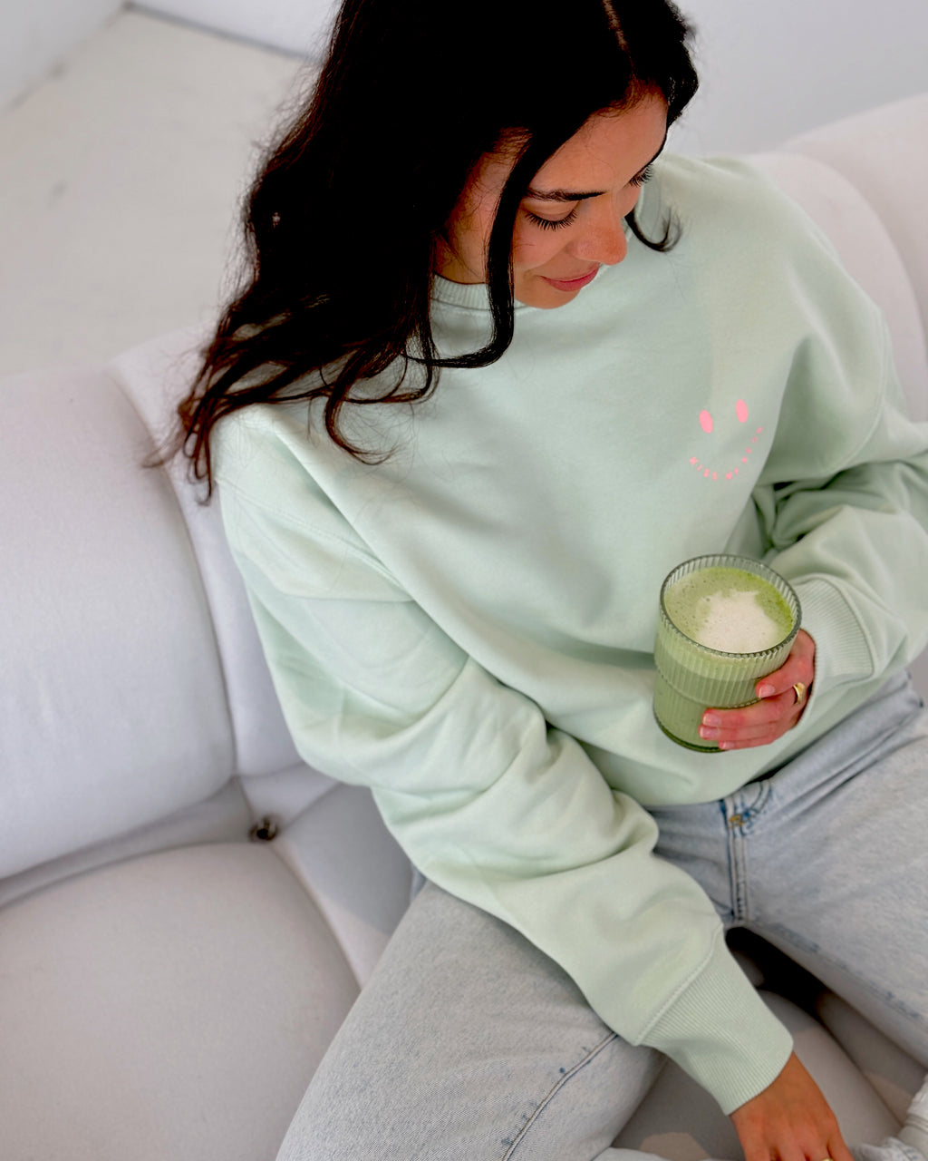 SIGNATURE SMILE Oversized Sweater
