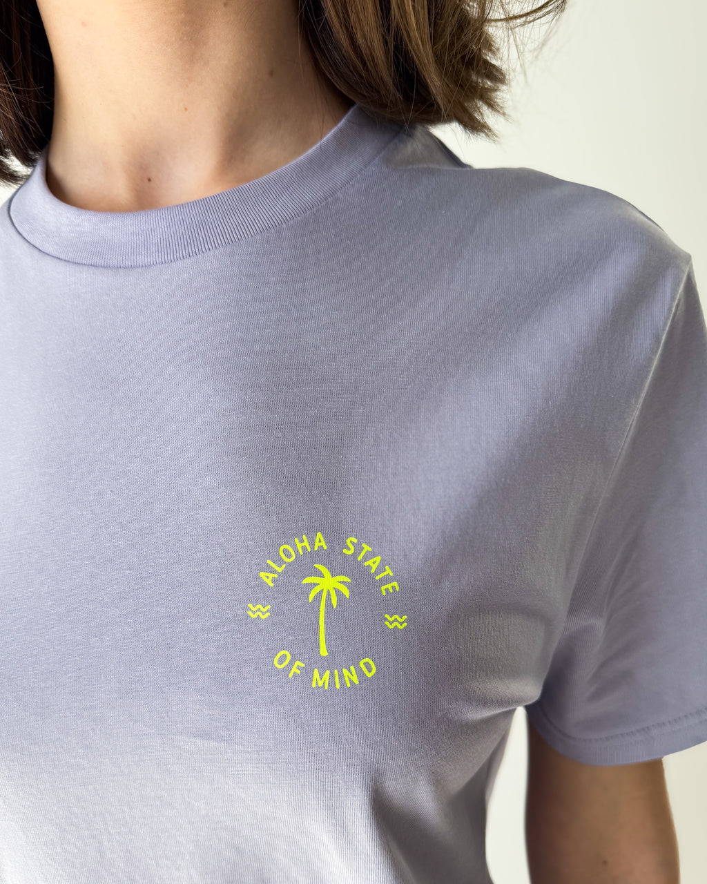 ALOHA STATE OF MIND T-Shirt Lavendel