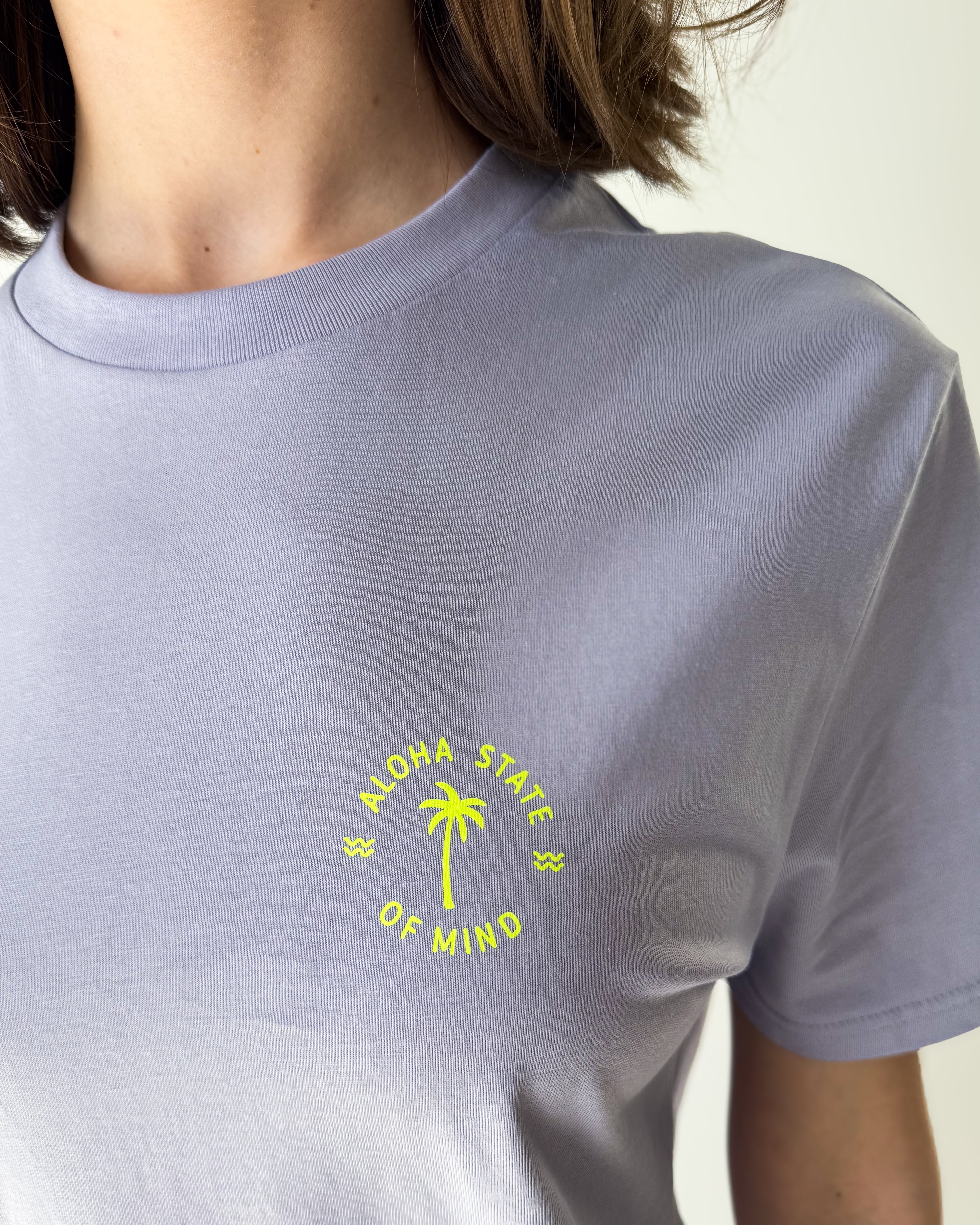ALOHA STATE OF MIND T-Shirt Lavendel