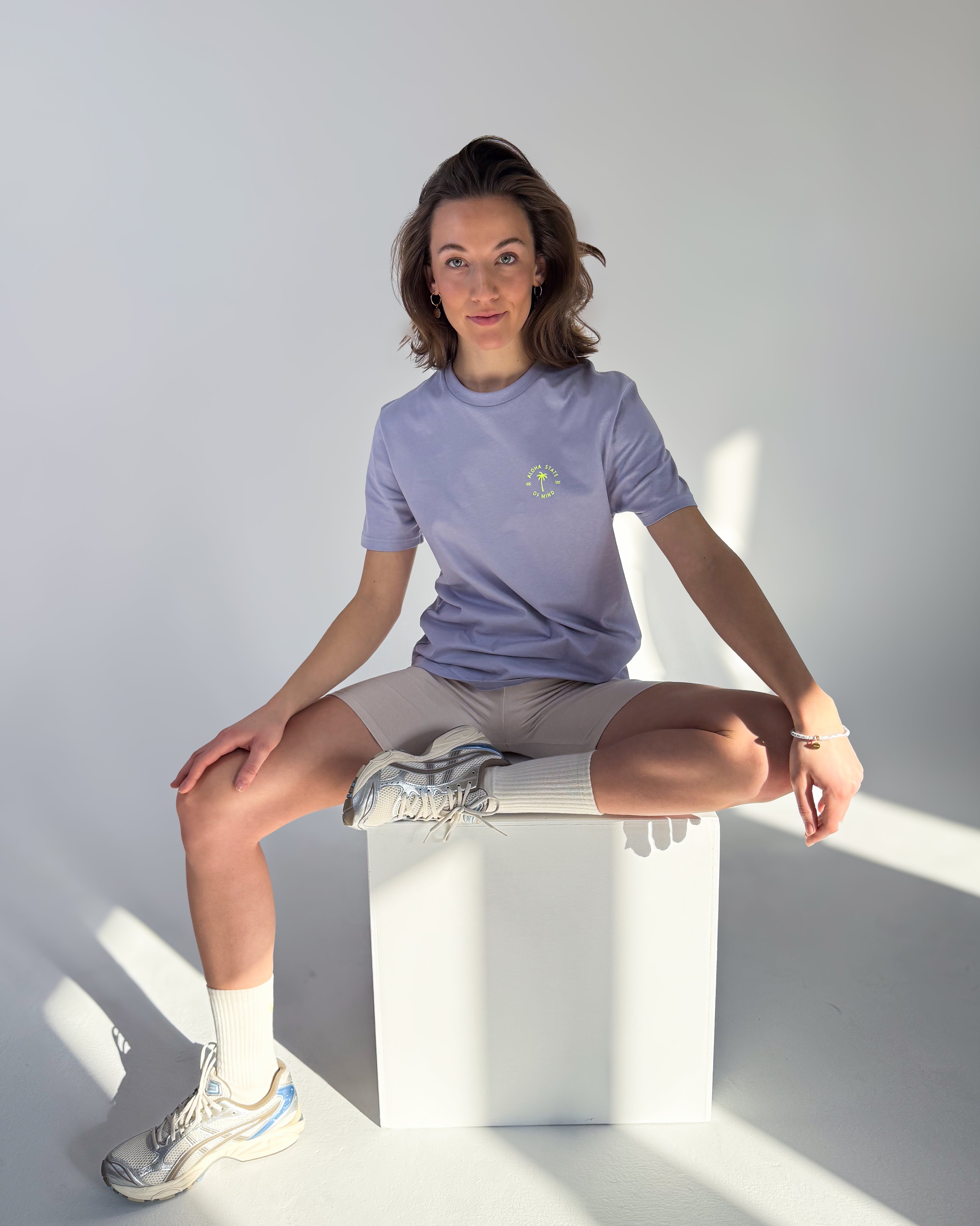 ALOHA STATE OF MIND T-Shirt Lavendel