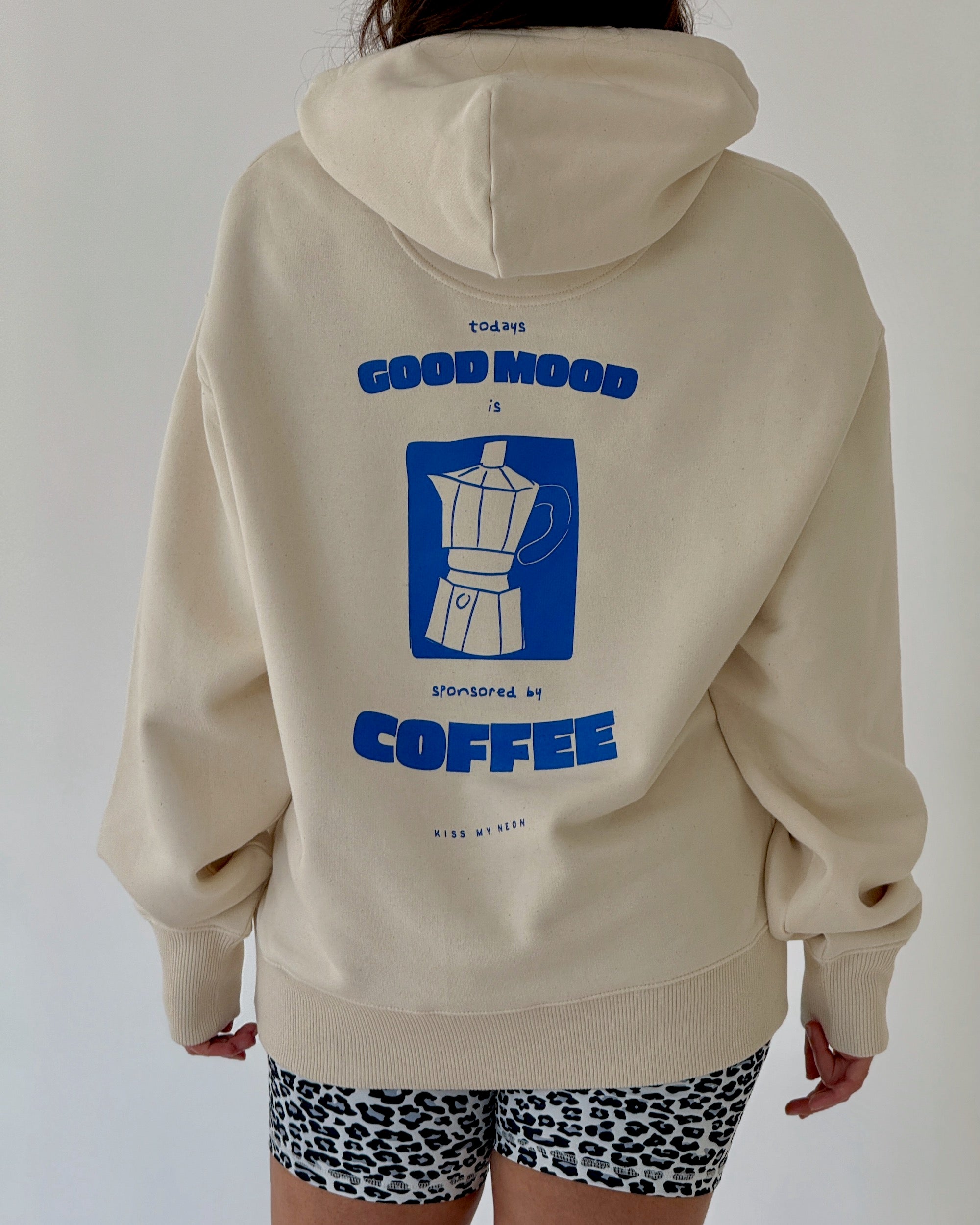 GOOD MOOD BY COFFEE Oversized Hoodie