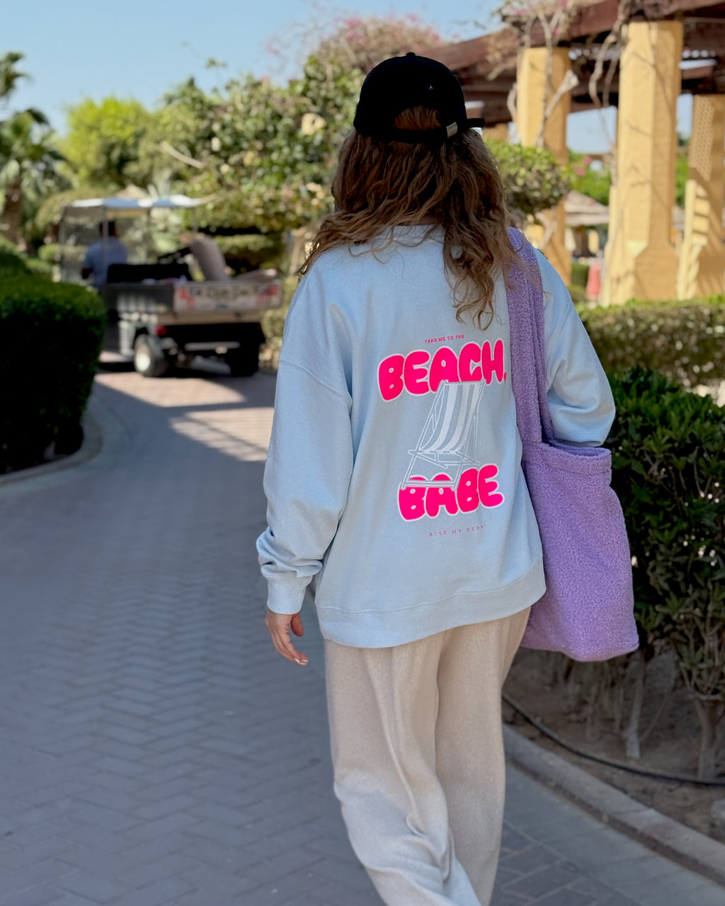 BEACH BABE Oversized Sweater