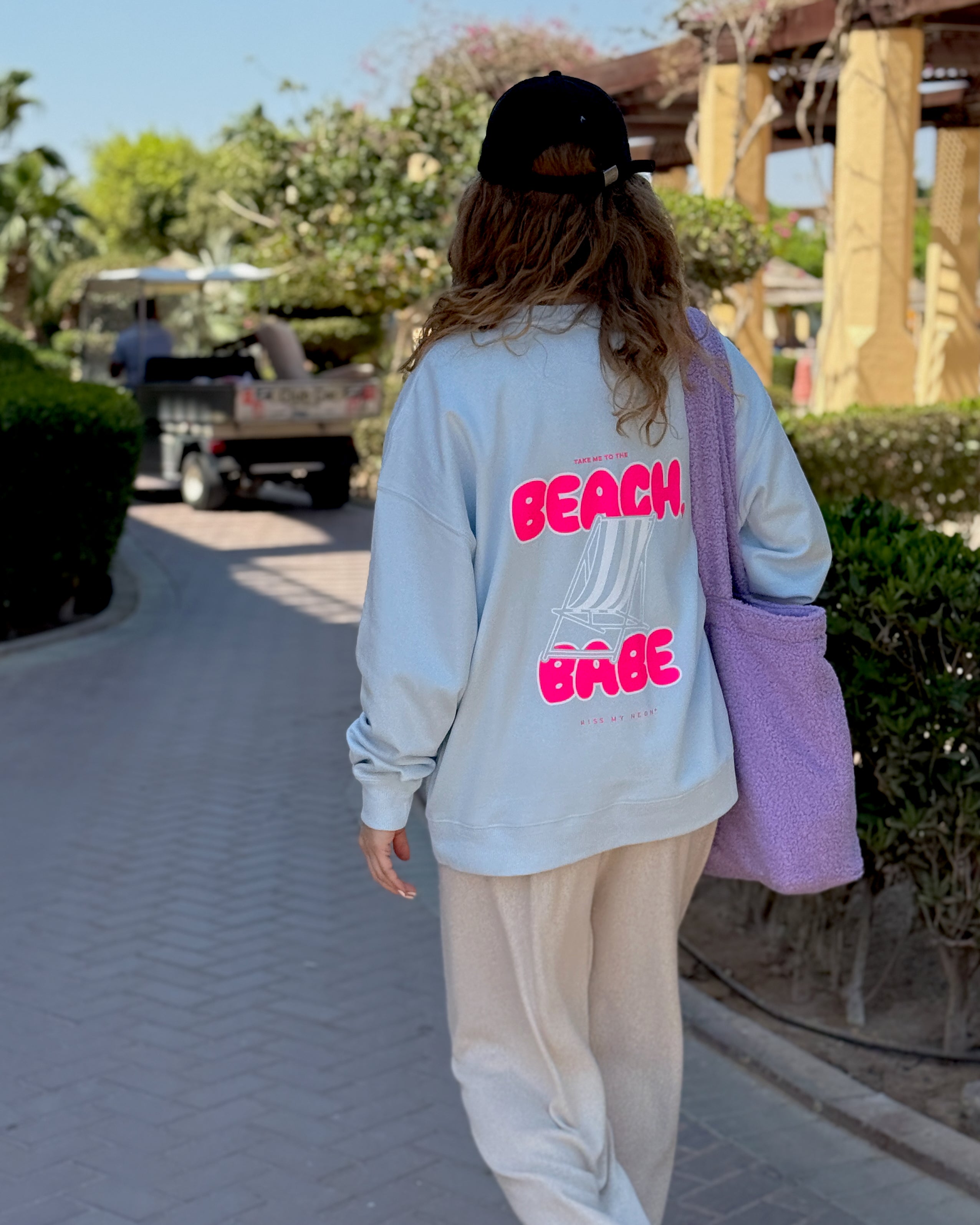 BEACH BABE Oversized Sweater