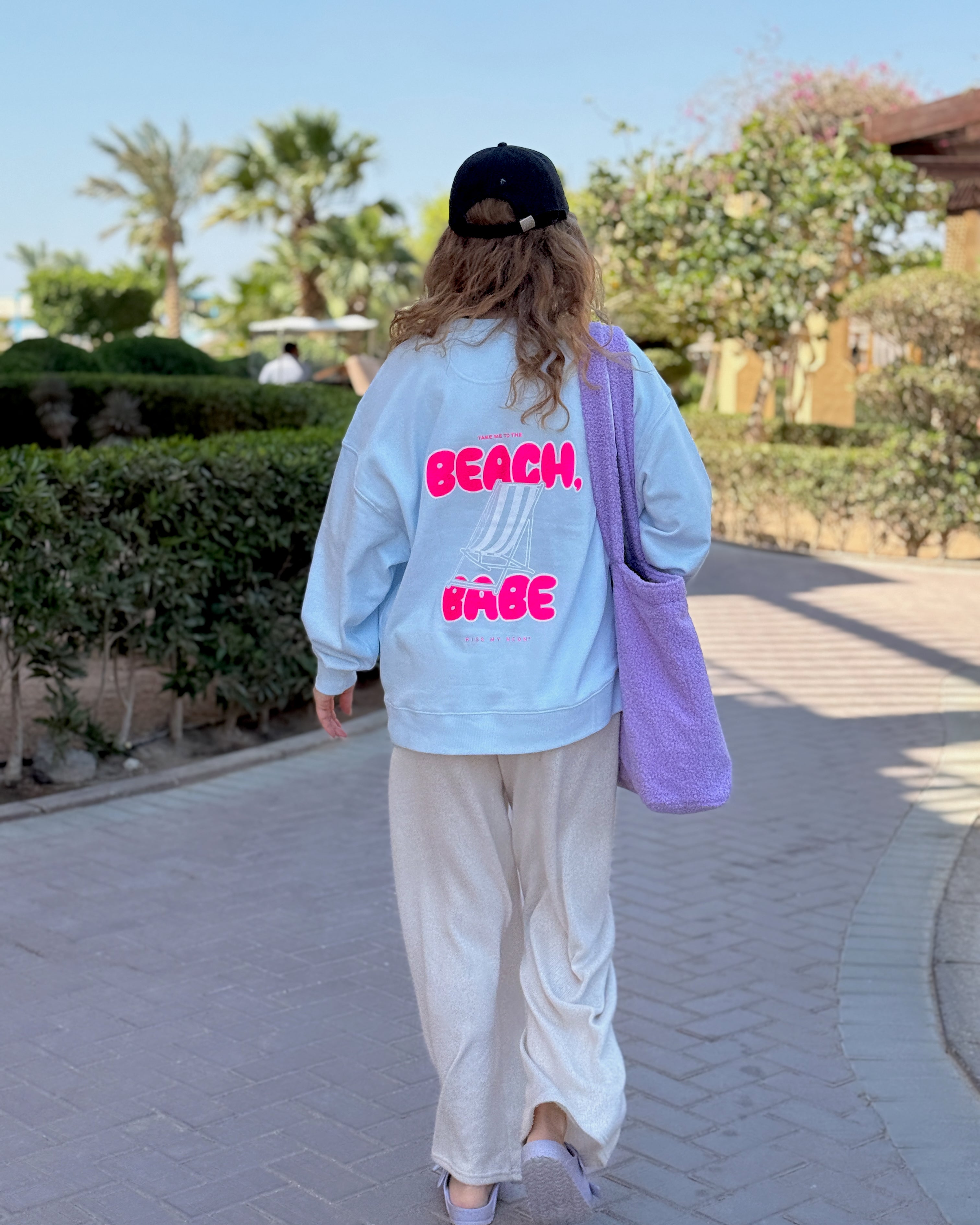 BEACH BABE Oversized Sweater